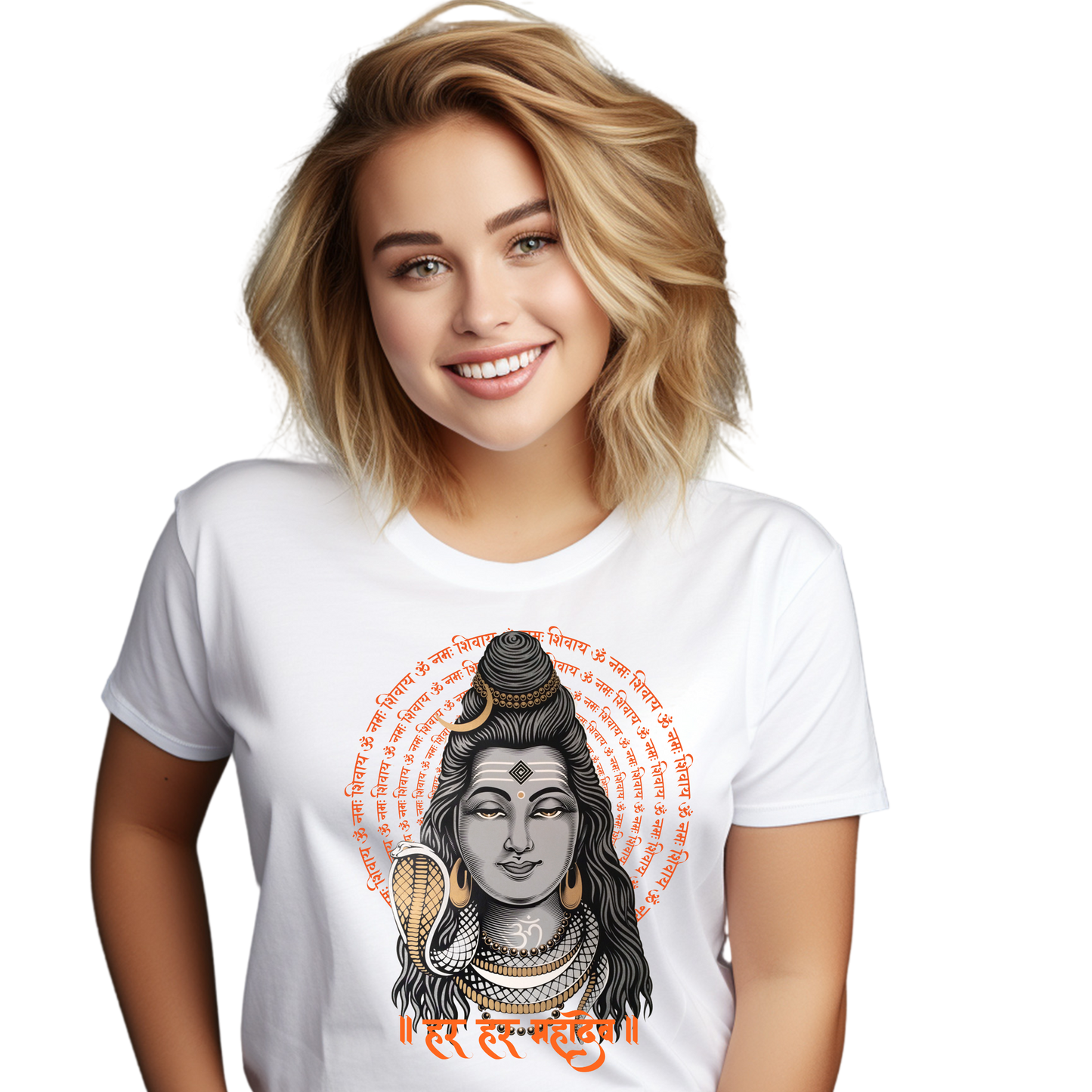Unisex Printed Cotton T Shirt | Aastha | Round Neck | Half Sleeves|100% Cotton Regular Fit T-Shirt | Women | Men |