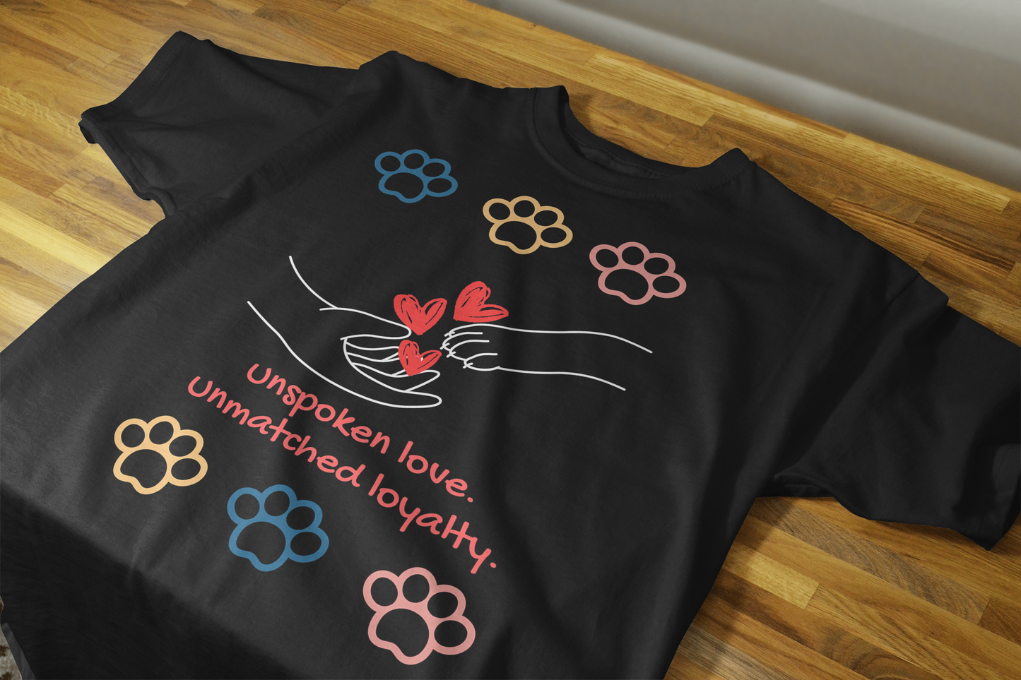 Unisex Printed Cotton T Shirt | Dog Lovers | Round Neck | Half Sleeves|100% Cotton Regular Fit T-Shirt | Women | Men |