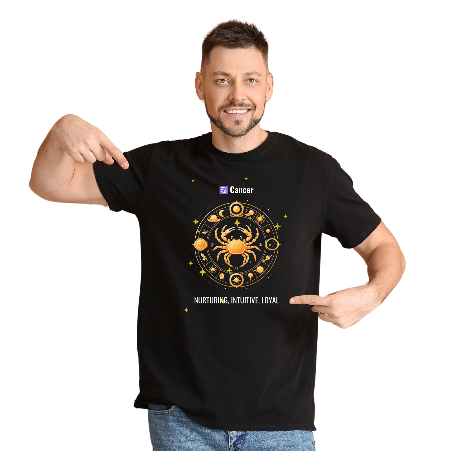 Unisex Printed Cotton T Shirt | Astro | Round Neck | Half Sleeves|100% Cotton Regular Fit T-Shirt | Women | Men | Teen | Teen Vibes