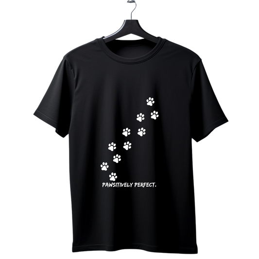 Unisex Printed Cotton T Shirt | Dog Lovers | Round Neck | Half Sleeves|100% Cotton Regular Fit T-Shirt | Women | Men |