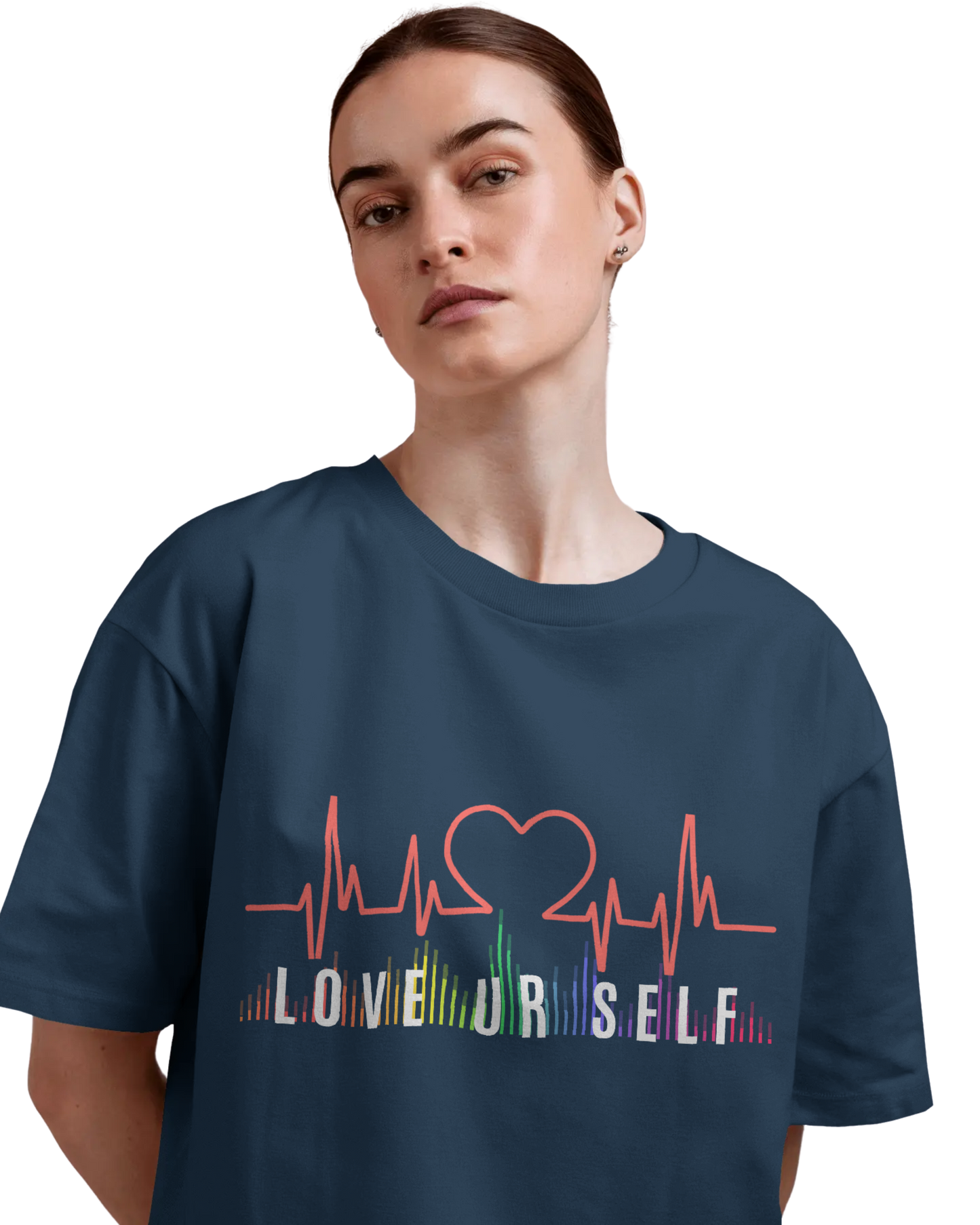 Women Oversize Tee | Printed | 100% Cotton T Shirt | Round Neck | Half Sleeves| Designed by NEOX | Vibrant Colors