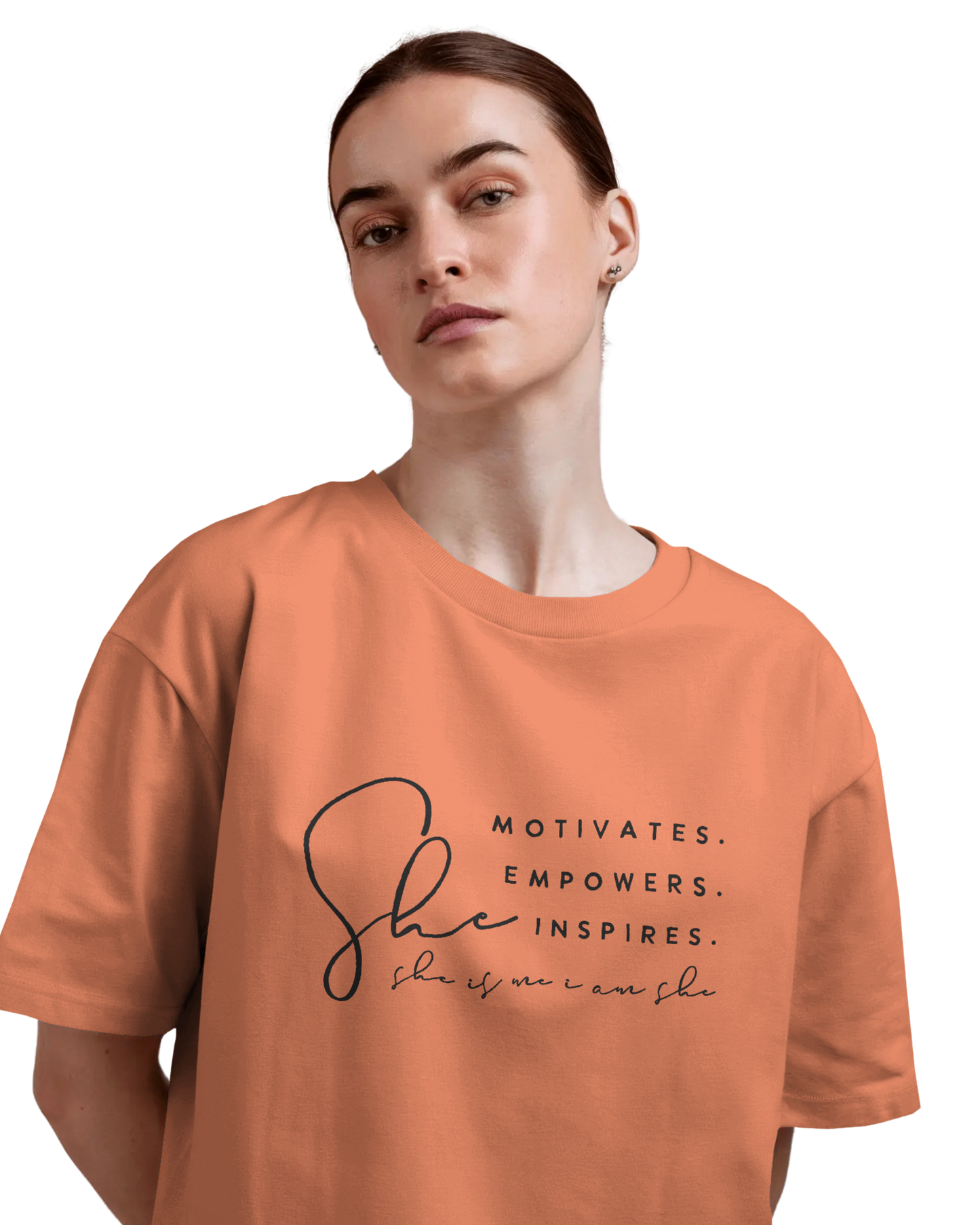 Women Oversize Tee | Printed | 100% Cotton T Shirt | Round Neck | Half Sleeves| Designed by NEOX | Vibrant Colors