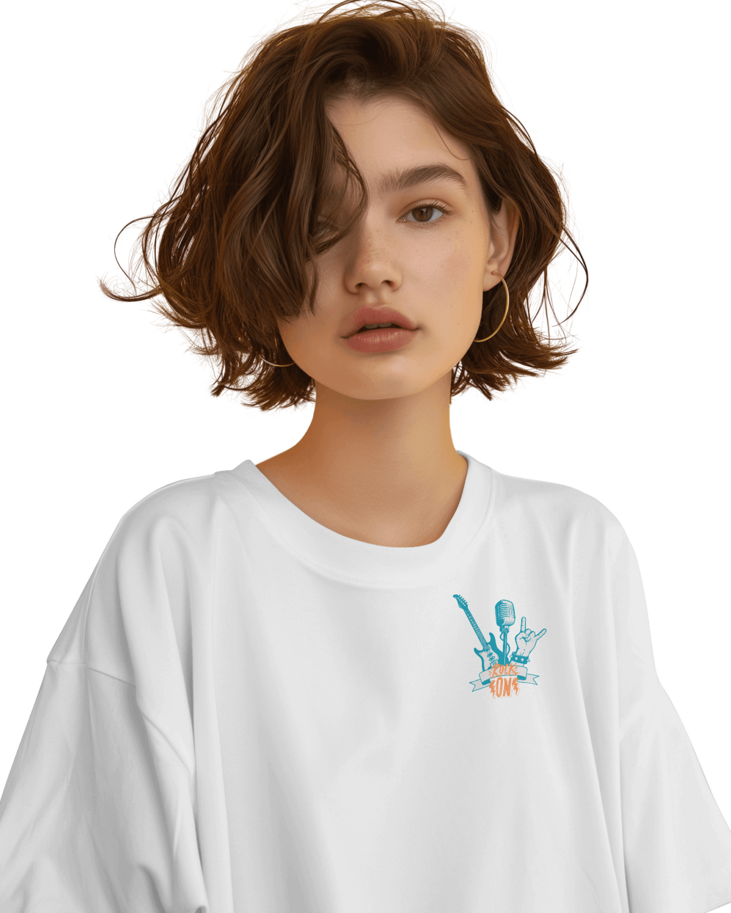Oversize | Unisex Printed Cotton T Shirt | Round Neck | Half Sleeves|100% Cotton | Women | Men | Teen | Teen Vibes