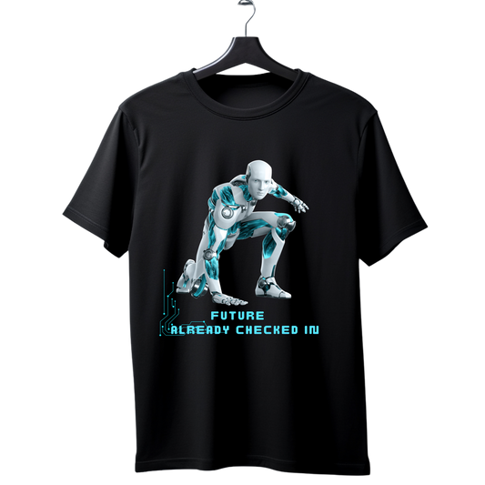 Men’s Printed Cotton T Shirt | Futuristic |Round Neck | Half Sleeves|100% Cotton | Regular Fit T-Shirt | Teens | Teen Vibes