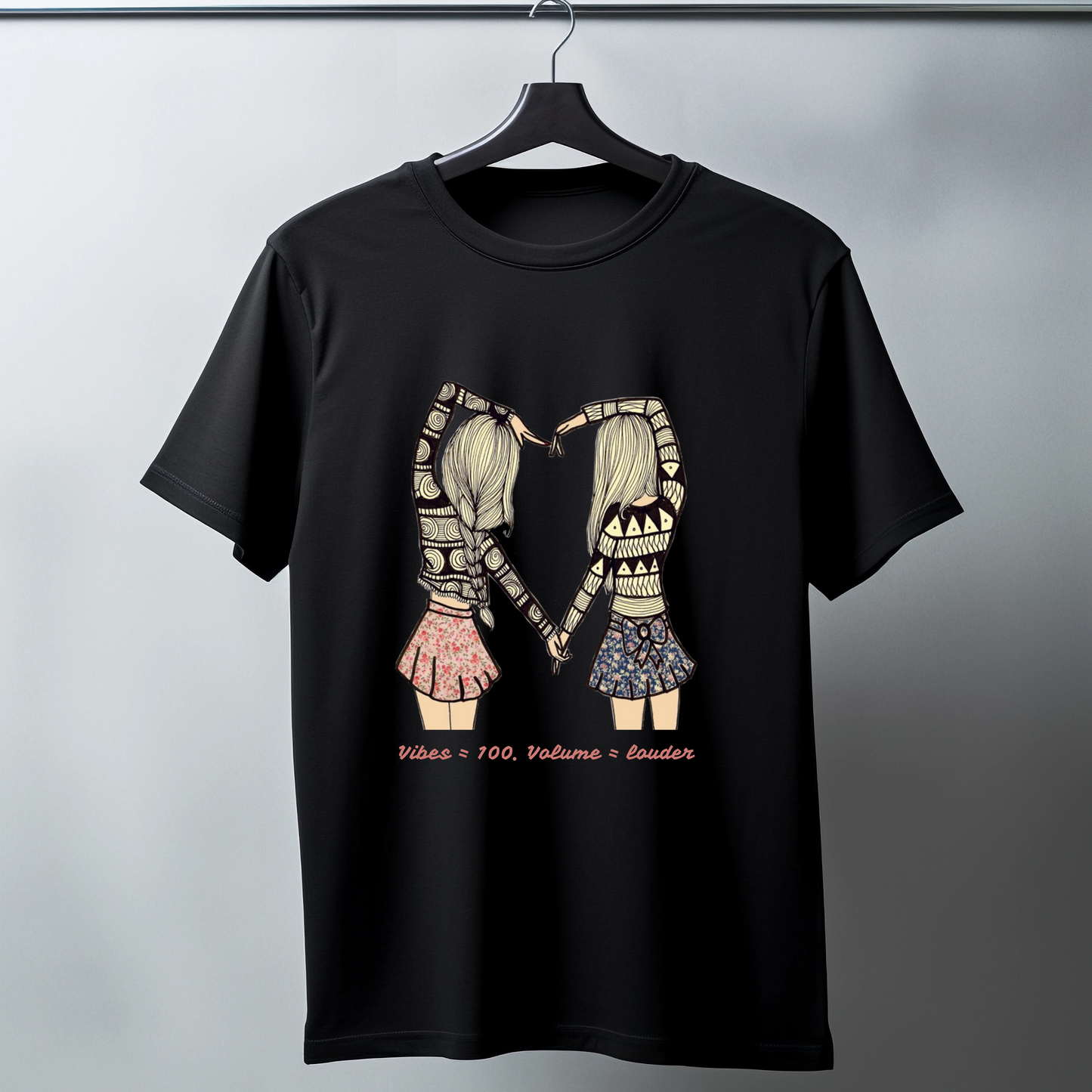 Women Printed Cotton T Shirt | Round Neck | Half Sleeves| 100% Cotton | Regular Fit T-Shirt | Teen | Teen Vibes