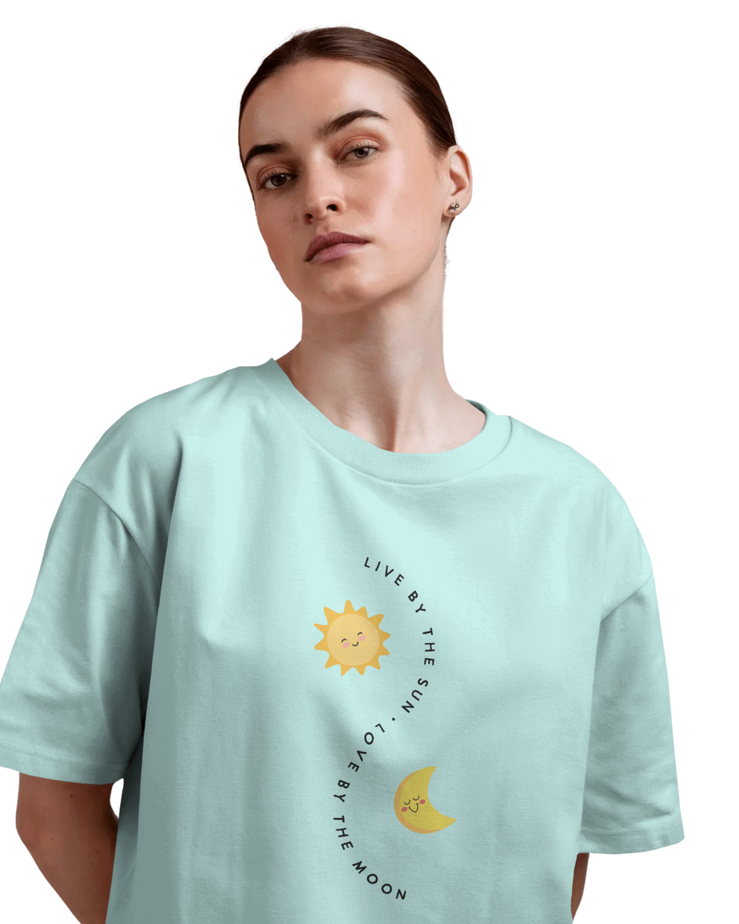 Women Oversize Tee | Printed | 100% Cotton T Shirt | Round Neck | Half Sleeves| Designed by NEOX | Vibrant Colors