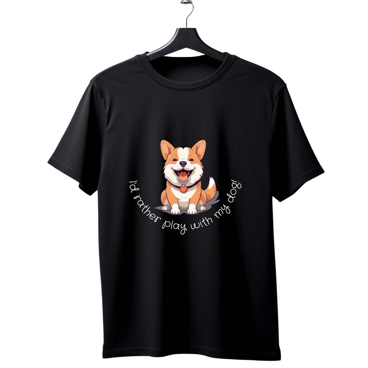 Unisex Printed Cotton T Shirt | Dog Lovers | Round Neck | Half Sleeves|100% Cotton Regular Fit T-Shirt | Women | Men |