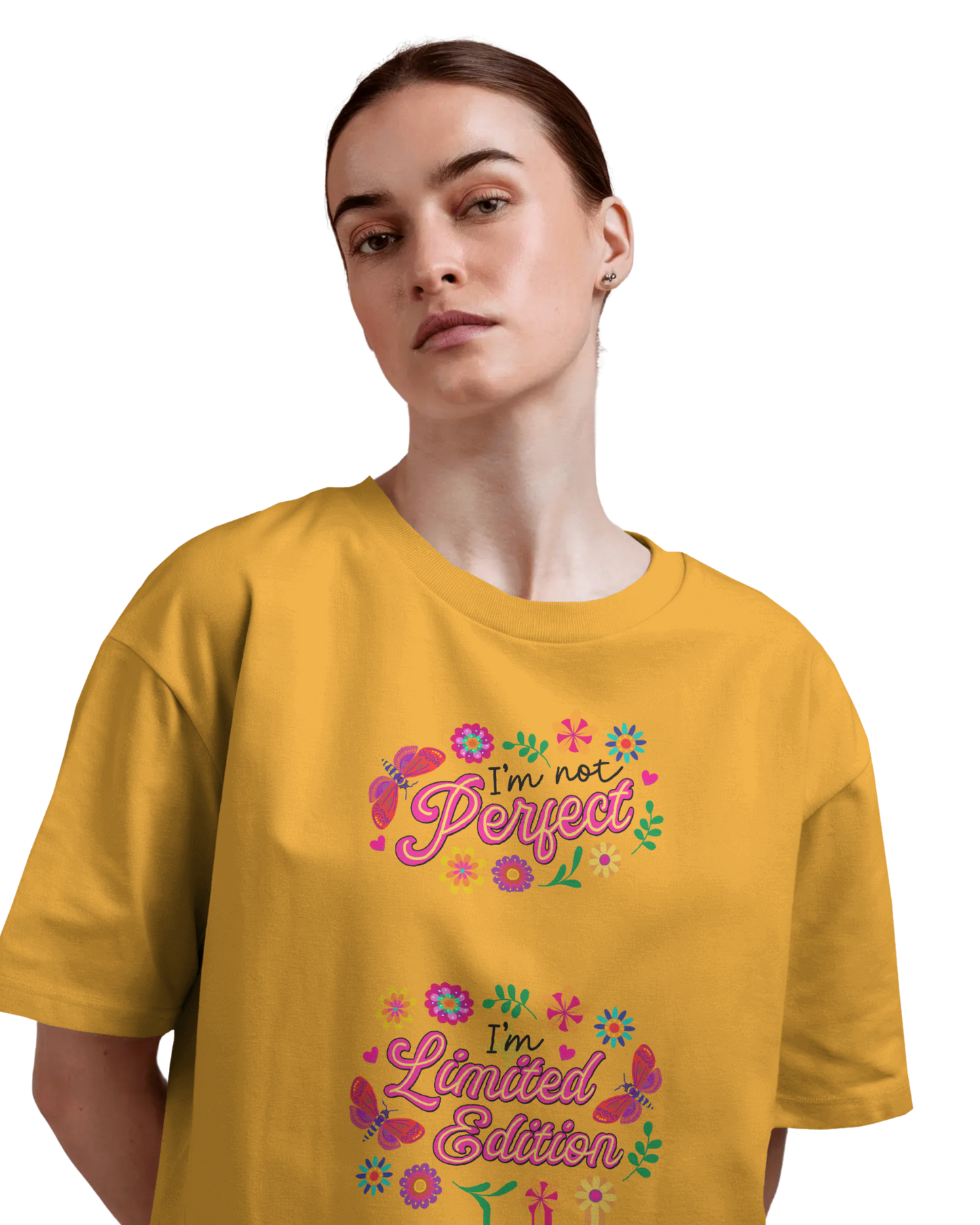 Women Oversize Tee | Printed | 100% Cotton T Shirt | Round Neck | Half Sleeves| Designed by NEOX | Vibrant Colours