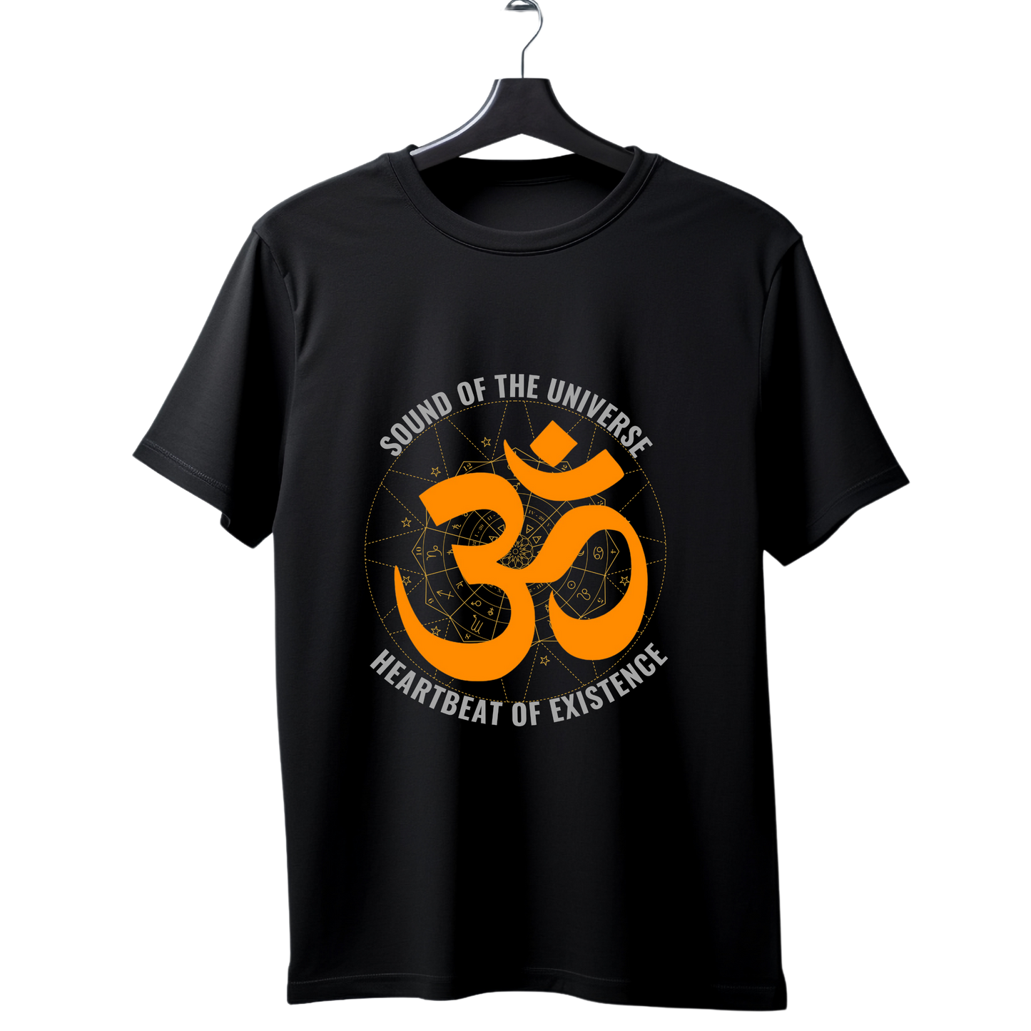 Unisex Printed Cotton T Shirt | Aastha | Trust | Belief | Round Neck | Half Sleeves|100% Cotton Regular Fit T-Shirt | Women | Men | Teen | Teen Vibes