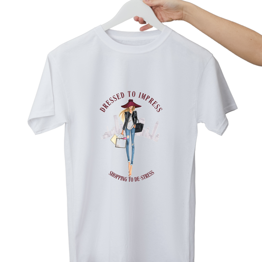 Women Printed Cotton T Shirt | Round Neck | Half Sleeves| 100% Cotton | Regular Fit T-Shirt | Teen | Teen Vibes