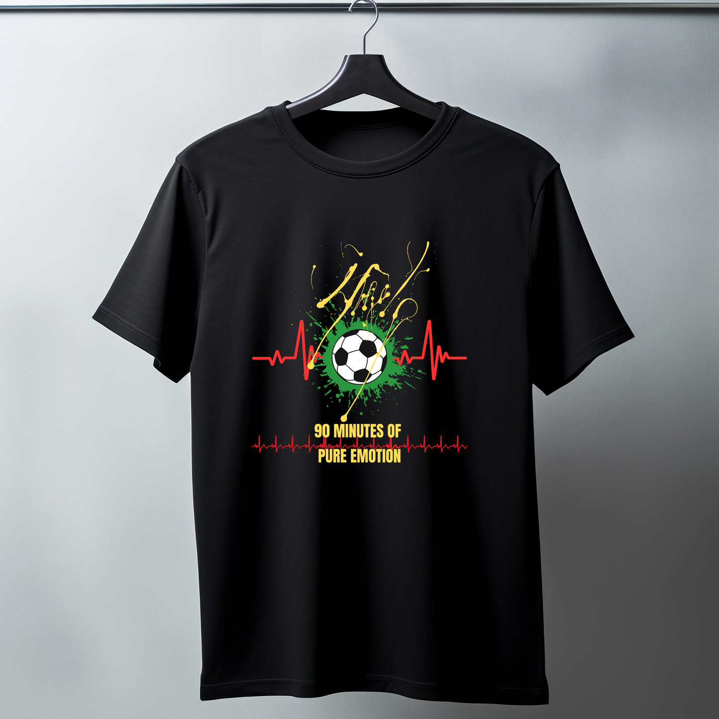Men’s Printed Cotton T Shirt | Foot Ball |Round Neck | Half Sleeves|100% Cotton | Regular Fit T-Shirt | Teens | Teen Vibes