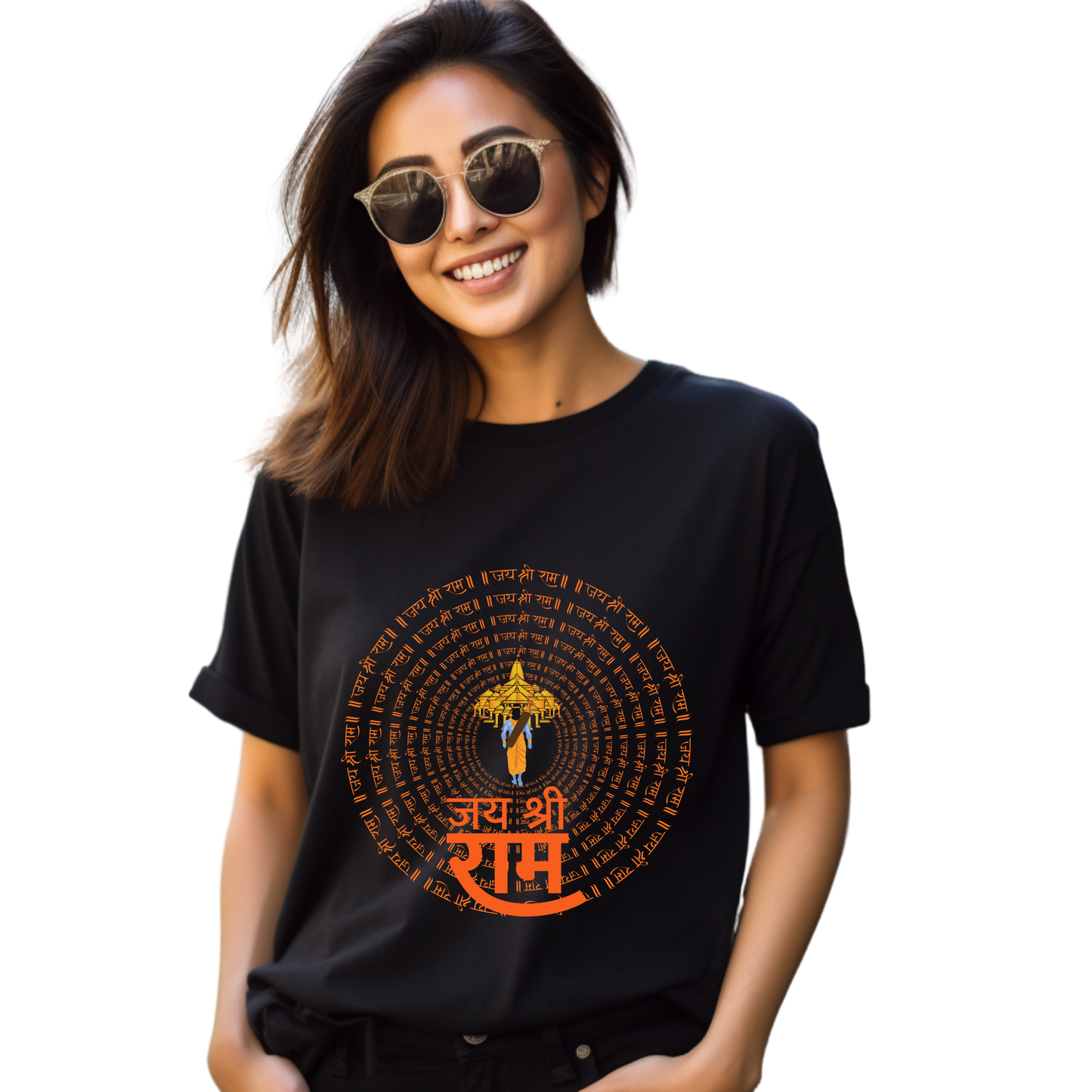 Unisex Printed Cotton T Shirt | Aastha | Trust | Belief | Round Neck | Half Sleeves|100% Cotton Regular Fit T-Shirt | Women | Men | Teen | Teen Vibes