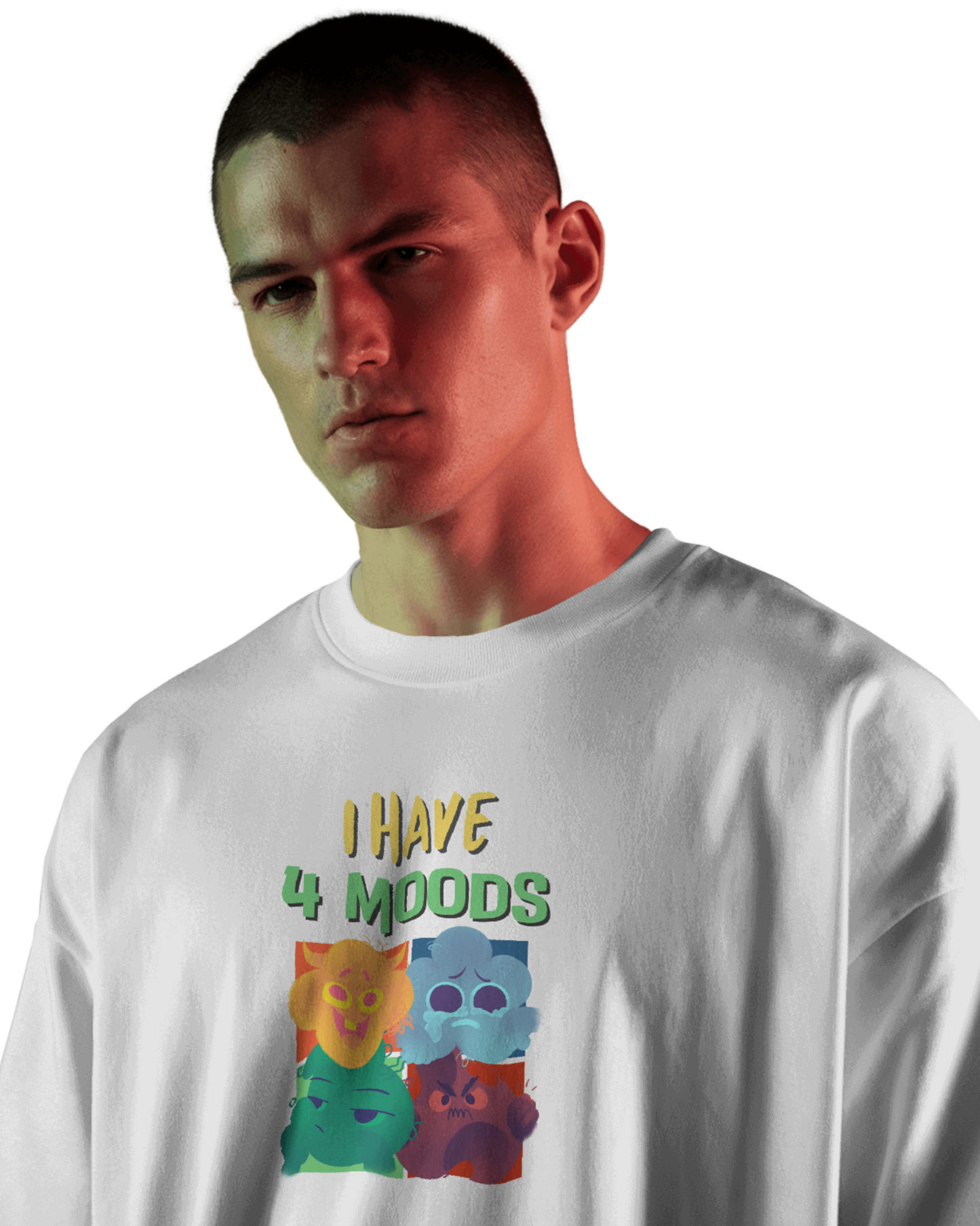 Oversize | Unisex Printed Cotton T Shirt | Round Neck | Half Sleeves|100% Cotton | Women | Men | Teen | Teen Vibes