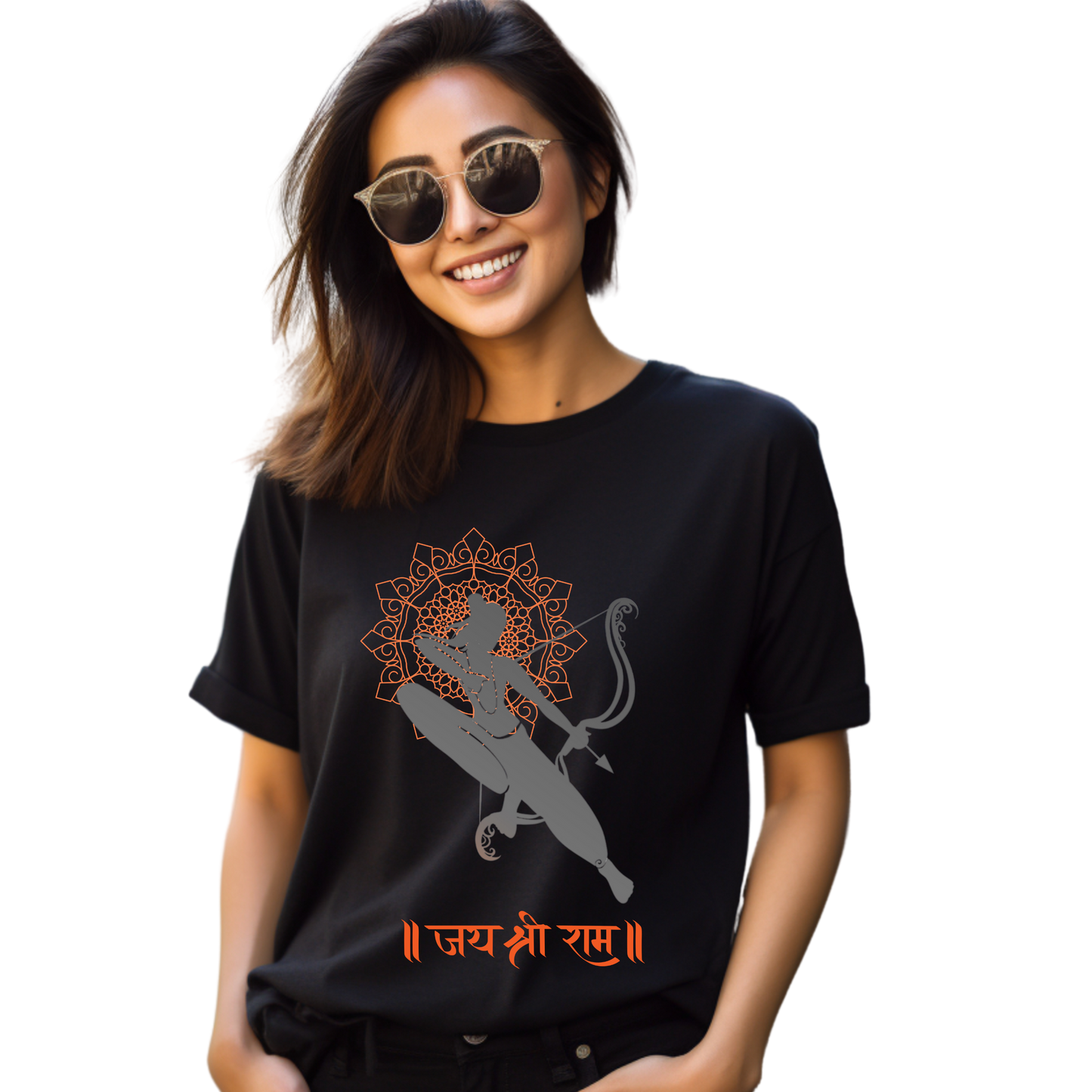 Unisex Printed Cotton T Shirt | Aastha | Trust | Belief | Round Neck | Half Sleeves|100% Cotton Regular Fit T-Shirt | Women | Men | Teen | Teen Vibes