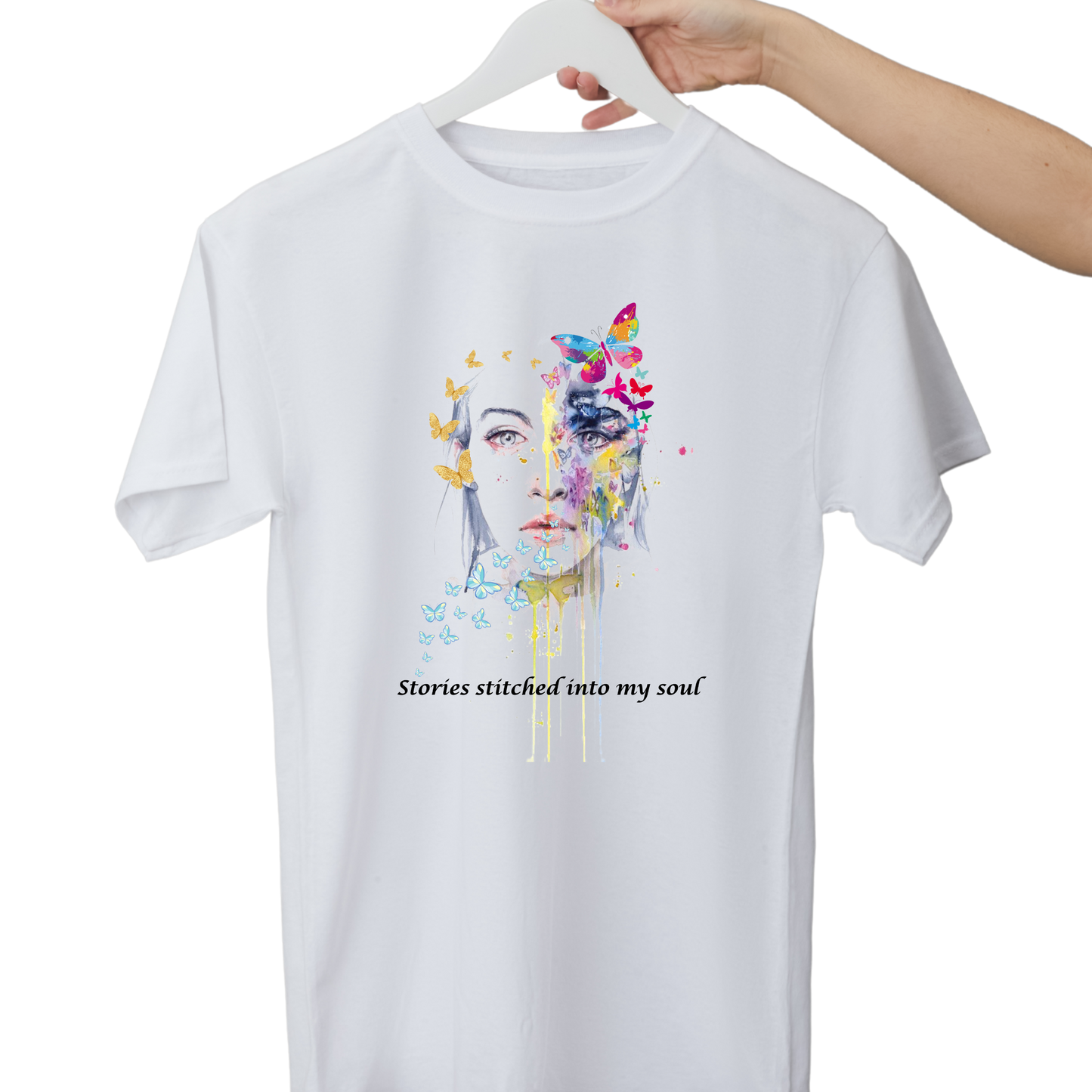 Women Printed Cotton T Shirt | Round Neck | Half Sleeves| 100% Cotton | Regular Fit T-Shirt | Teen | Teen Vibes