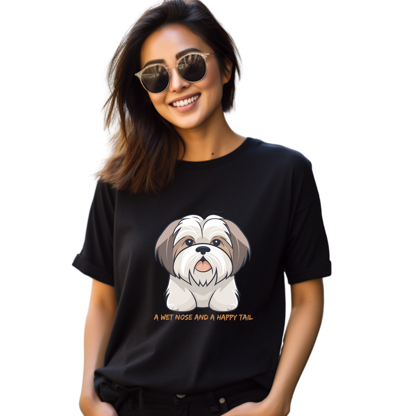 Unisex Printed Cotton T Shirt | Dog Lovers | Round Neck | Half Sleeves|100% Cotton Regular Fit T-Shirt | Women | Men |