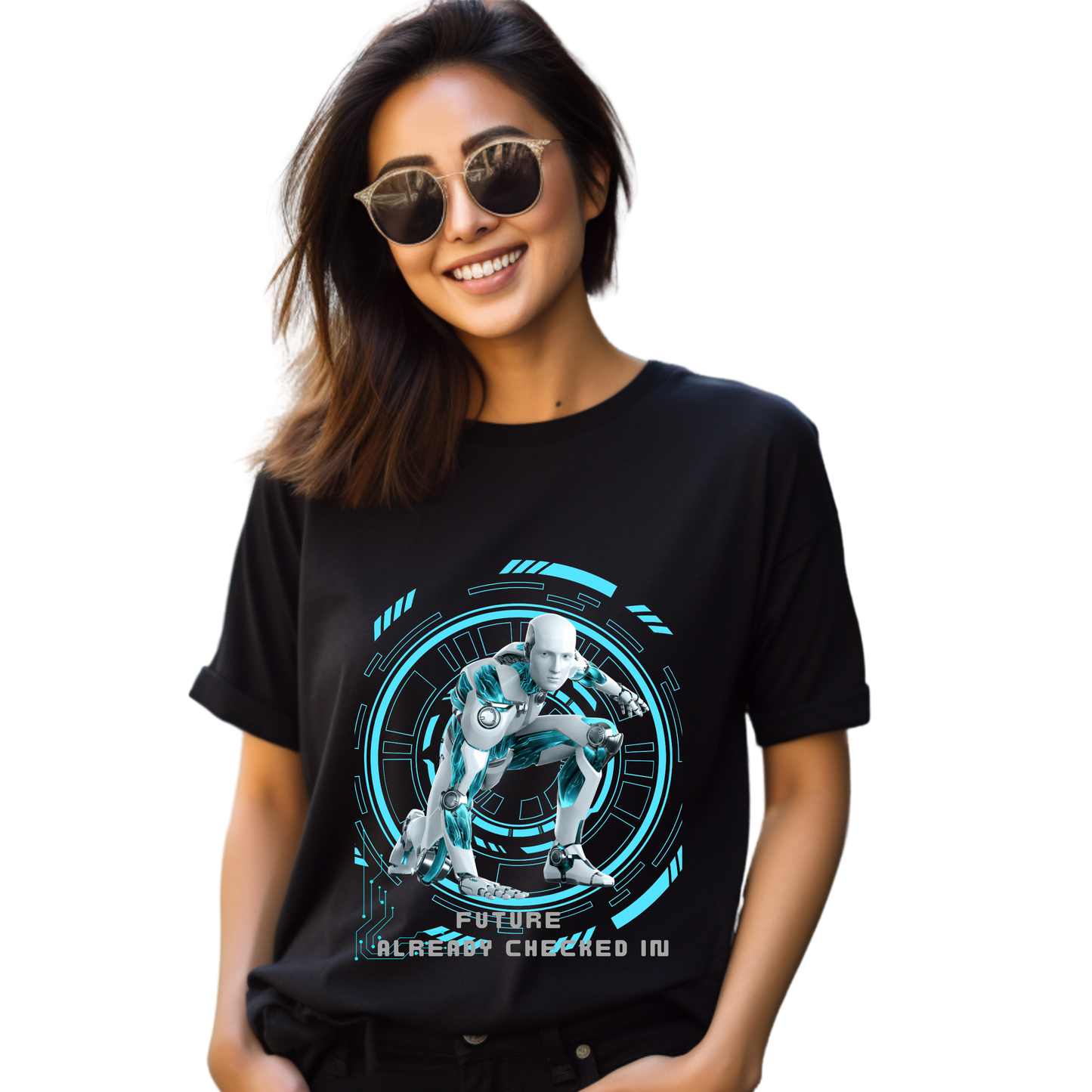 Men’s Printed Cotton T Shirt | Futuristic |Round Neck | Half Sleeves|100% Cotton | Regular Fit T-Shirt | Teens | Teen Vibes