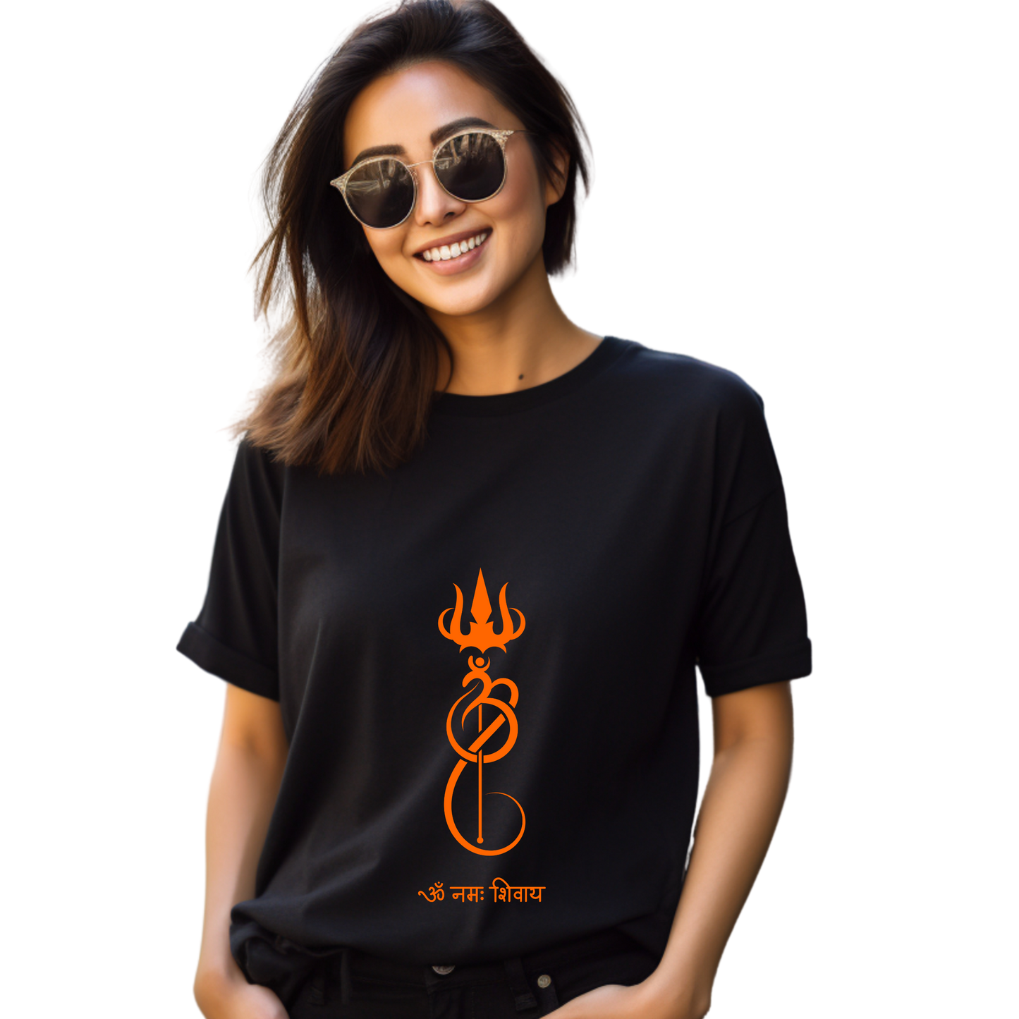 Unisex Printed Cotton T Shirt | Aastha | Trust | Belief | Round Neck | Half Sleeves|100% Cotton Regular Fit T-Shirt | Women | Men | Teen | Teen Vibes