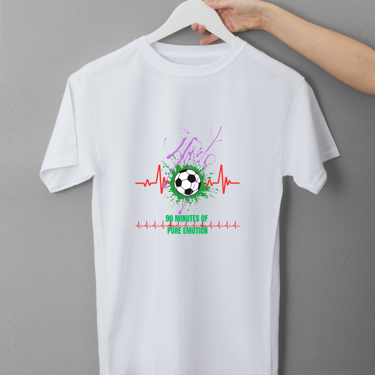 Men’s Printed Cotton T Shirt | Foot Ball |Round Neck | Half Sleeves|100% Cotton | Regular Fit T-Shirt | Teens | Teen Vibes