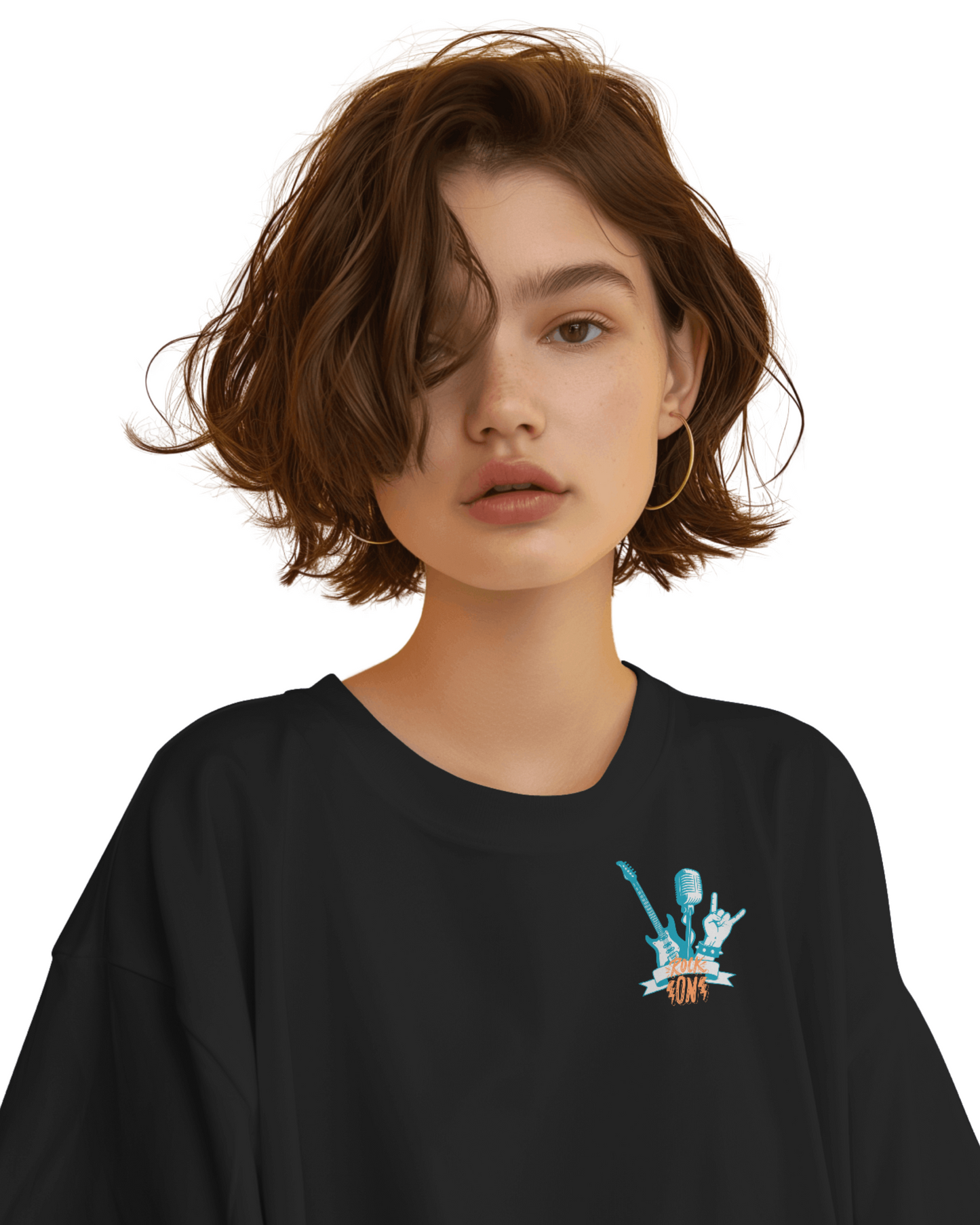 Oversize | Unisex Printed Cotton T Shirt | Round Neck | Half Sleeves|100% Cotton | Women | Men | Teen | Teen Vibes