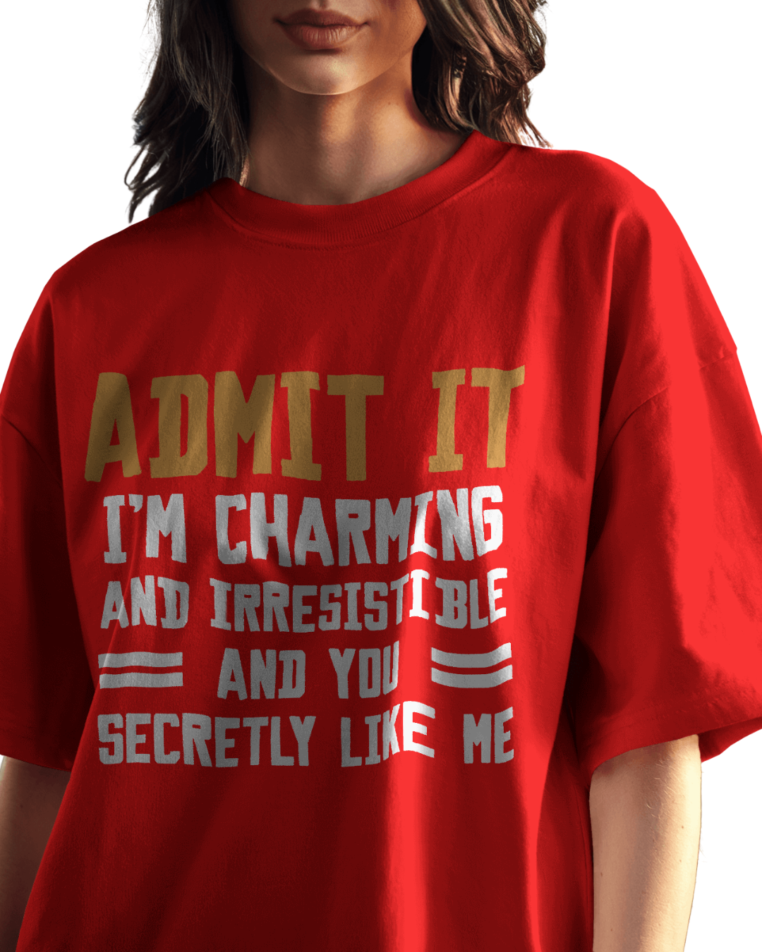 Women Oversize Tee |Street wear | Casual Wear | 100% Cotton T Shirt | Round Neck | Half Sleeves| Vibrant Colors