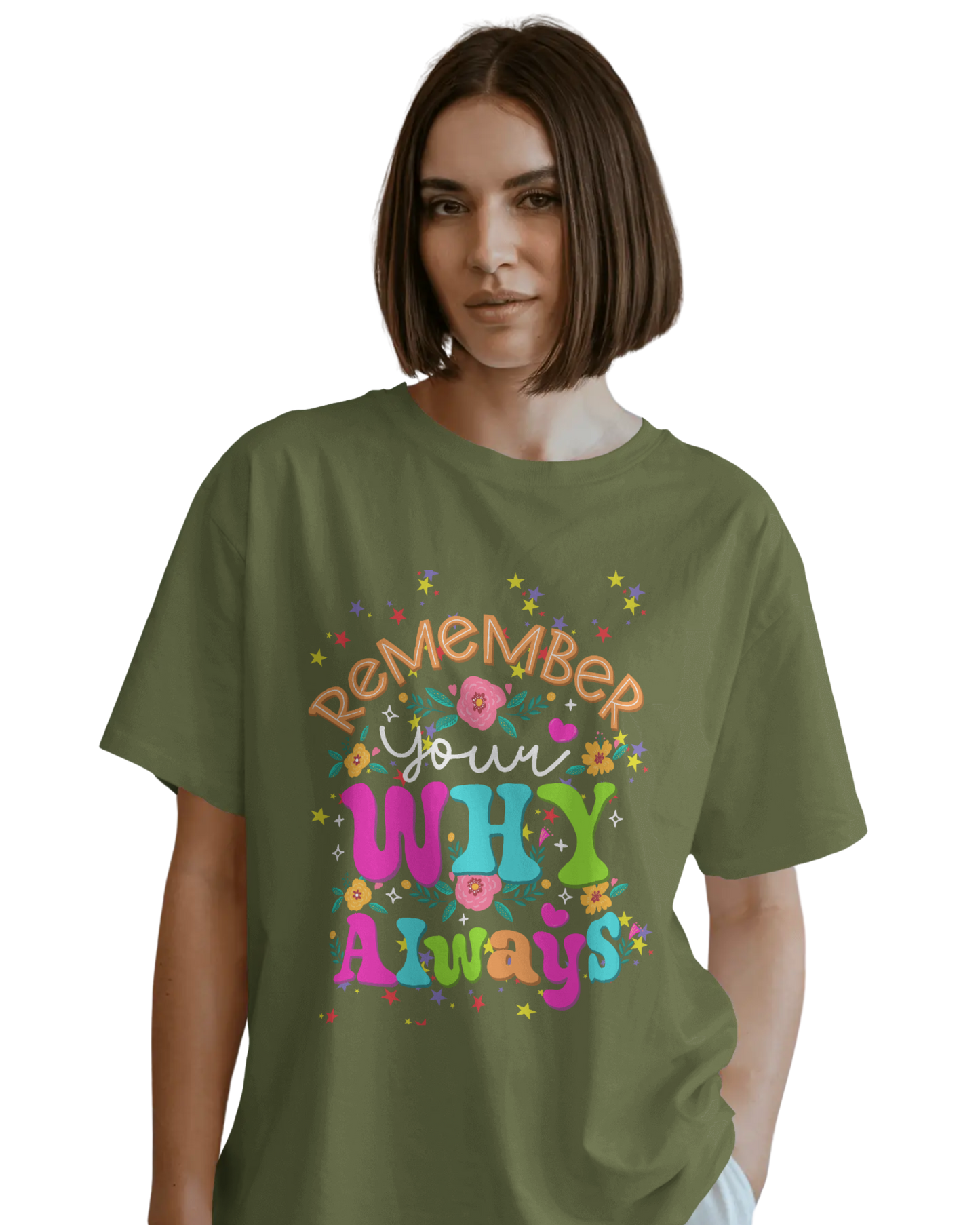 Women Oversize Tee | Printed | 100% Cotton T Shirt | Round Neck | Half Sleeves| Designed by NEOX | Vibrant Colors