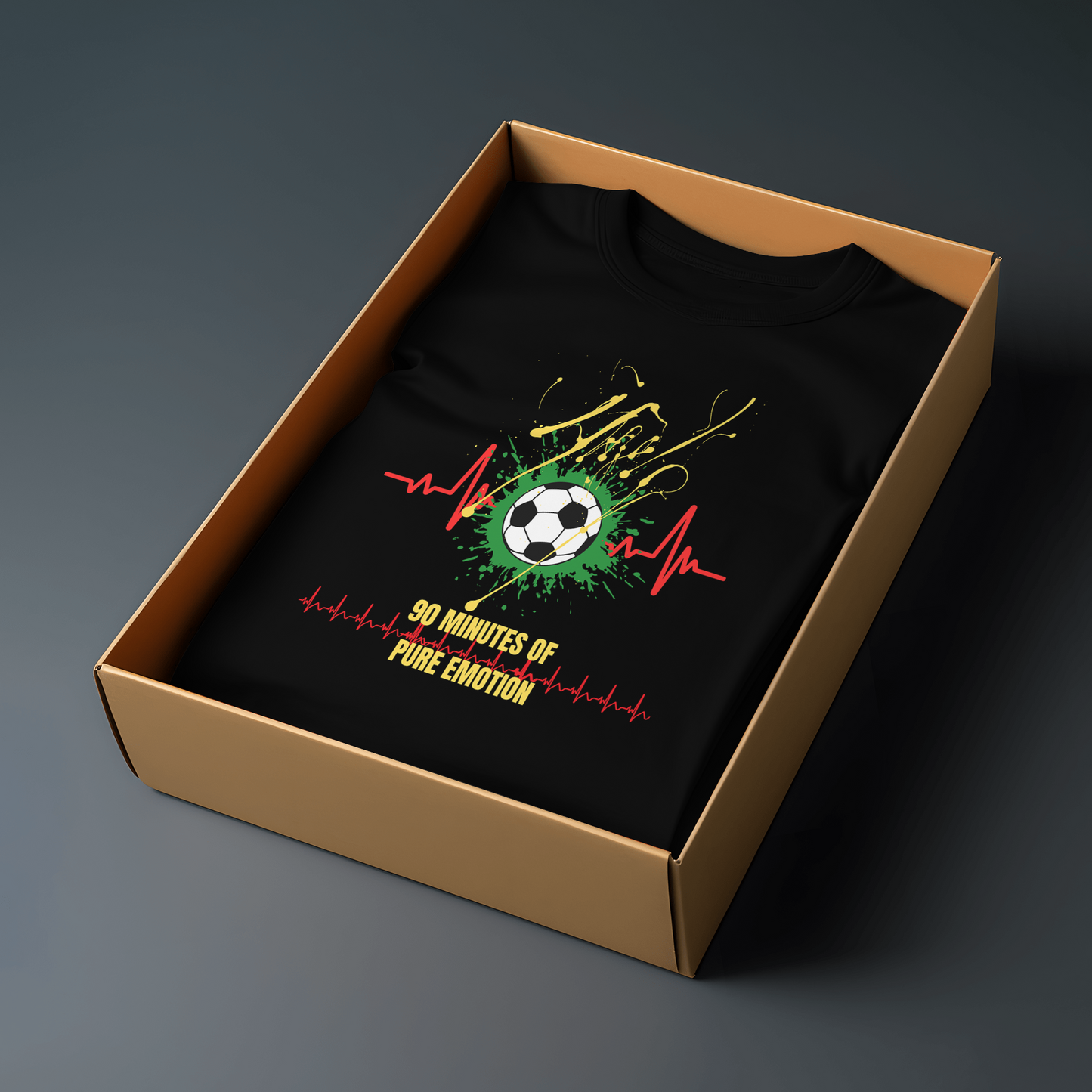 Men’s Printed Cotton T Shirt | Foot Ball |Round Neck | Half Sleeves|100% Cotton | Regular Fit T-Shirt | Teens | Teen Vibes