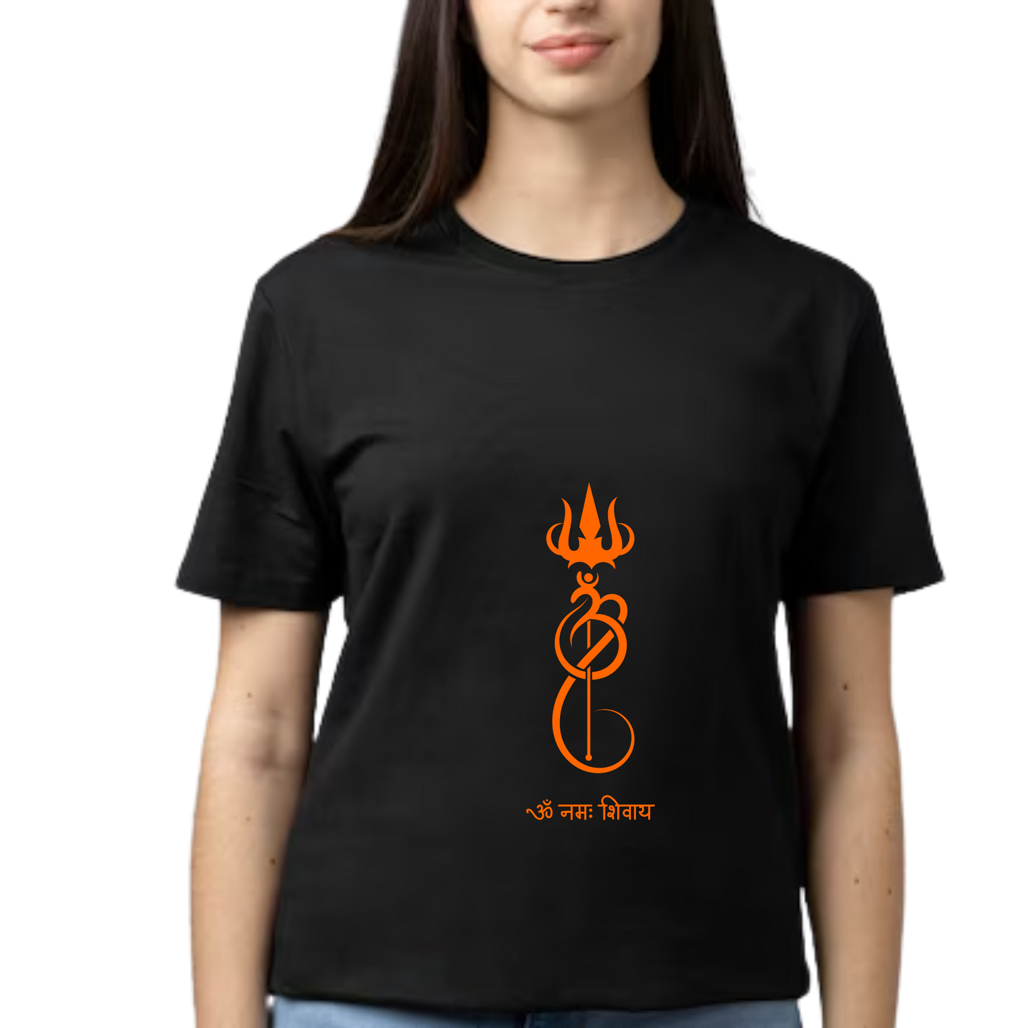 Unisex Printed Cotton T Shirt | Aastha | Trust | Belief | Round Neck | Half Sleeves|100% Cotton Regular Fit T-Shirt | Women | Men | Teen | Teen Vibes