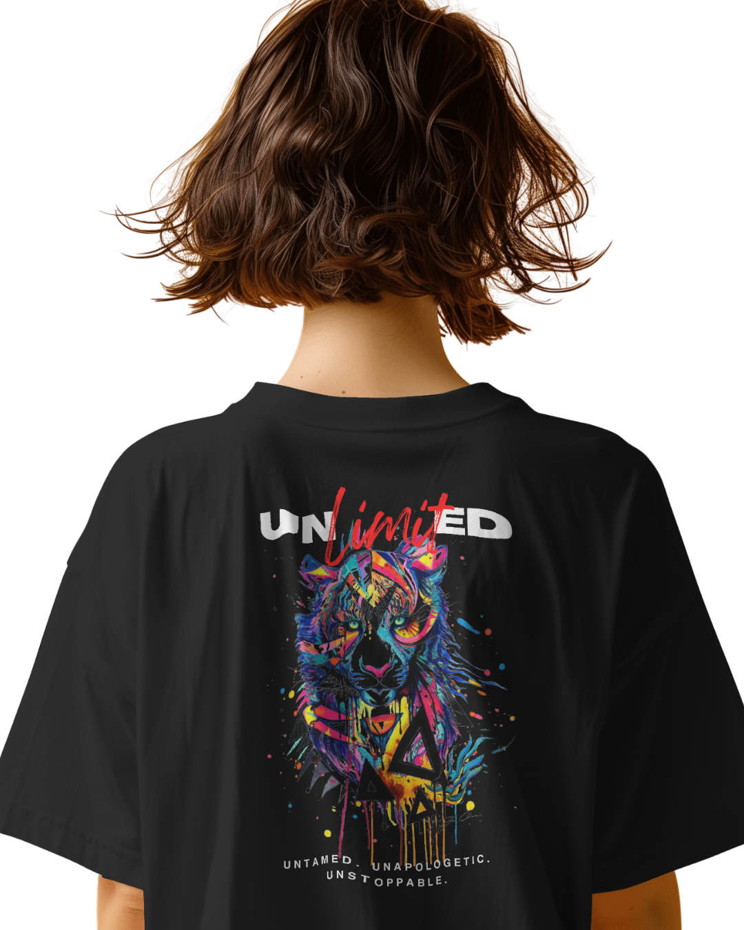 Oversize | Unisex Printed Cotton T Shirt | Round Neck | Half Sleeves|100% Cotton | Women | Men | Teen | Teen Vibes