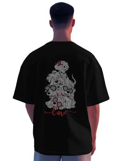 Oversize | Unisex Printed Cotton T Shirt | Round Neck | Half Sleeves|100% Cotton | Women | Men | Teen | Teen Vibes