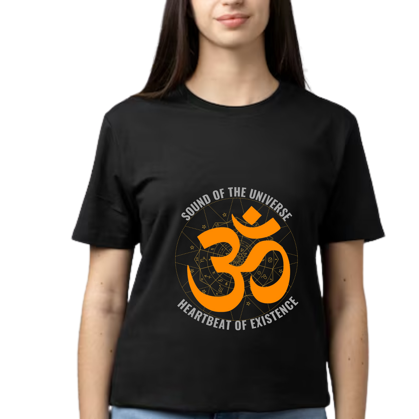 Unisex Printed Cotton T Shirt | Aastha | Trust | Belief | Round Neck | Half Sleeves|100% Cotton Regular Fit T-Shirt | Women | Men | Teen | Teen Vibes