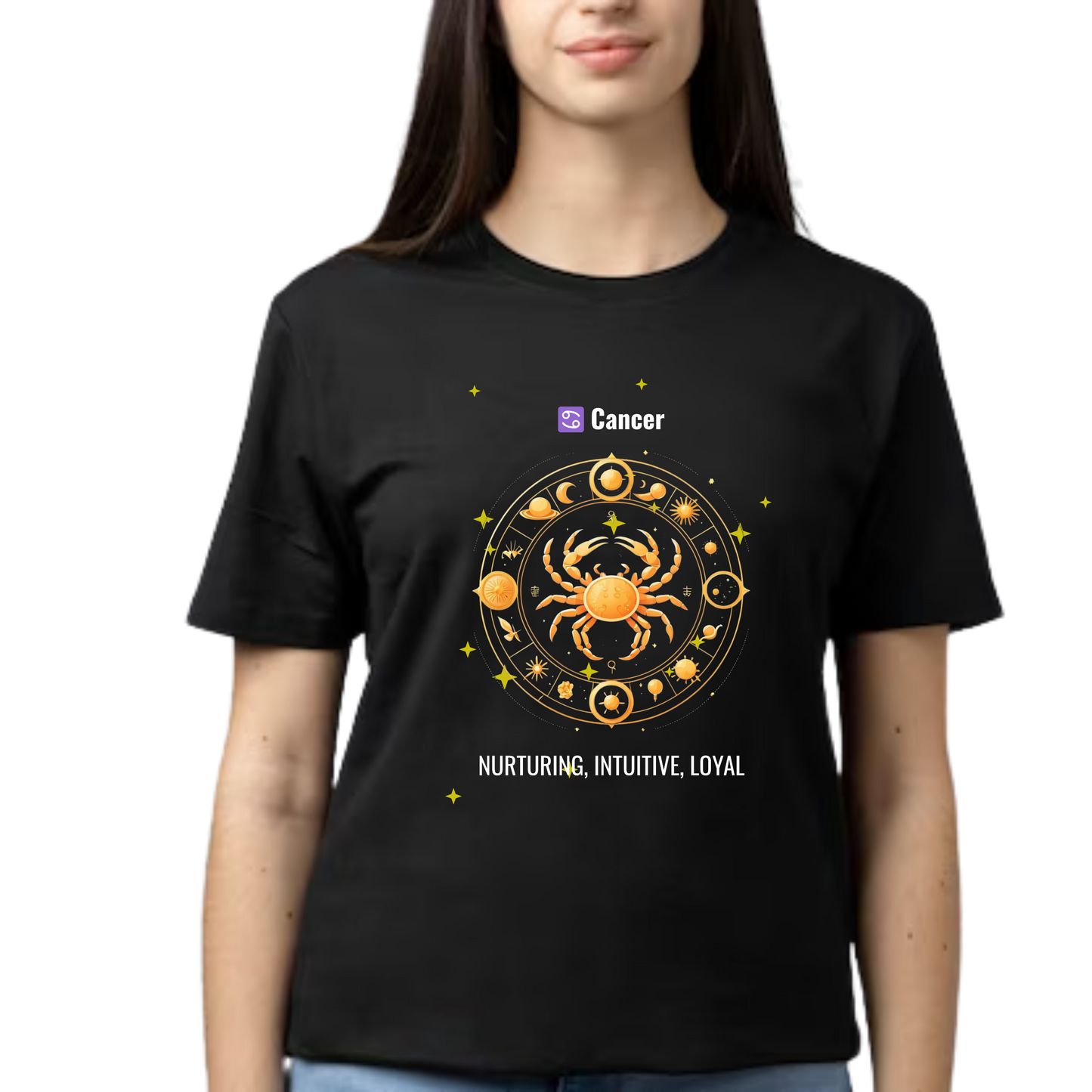 Unisex Printed Cotton T Shirt | Astro | Round Neck | Half Sleeves|100% Cotton Regular Fit T-Shirt | Women | Men | Teen | Teen Vibes