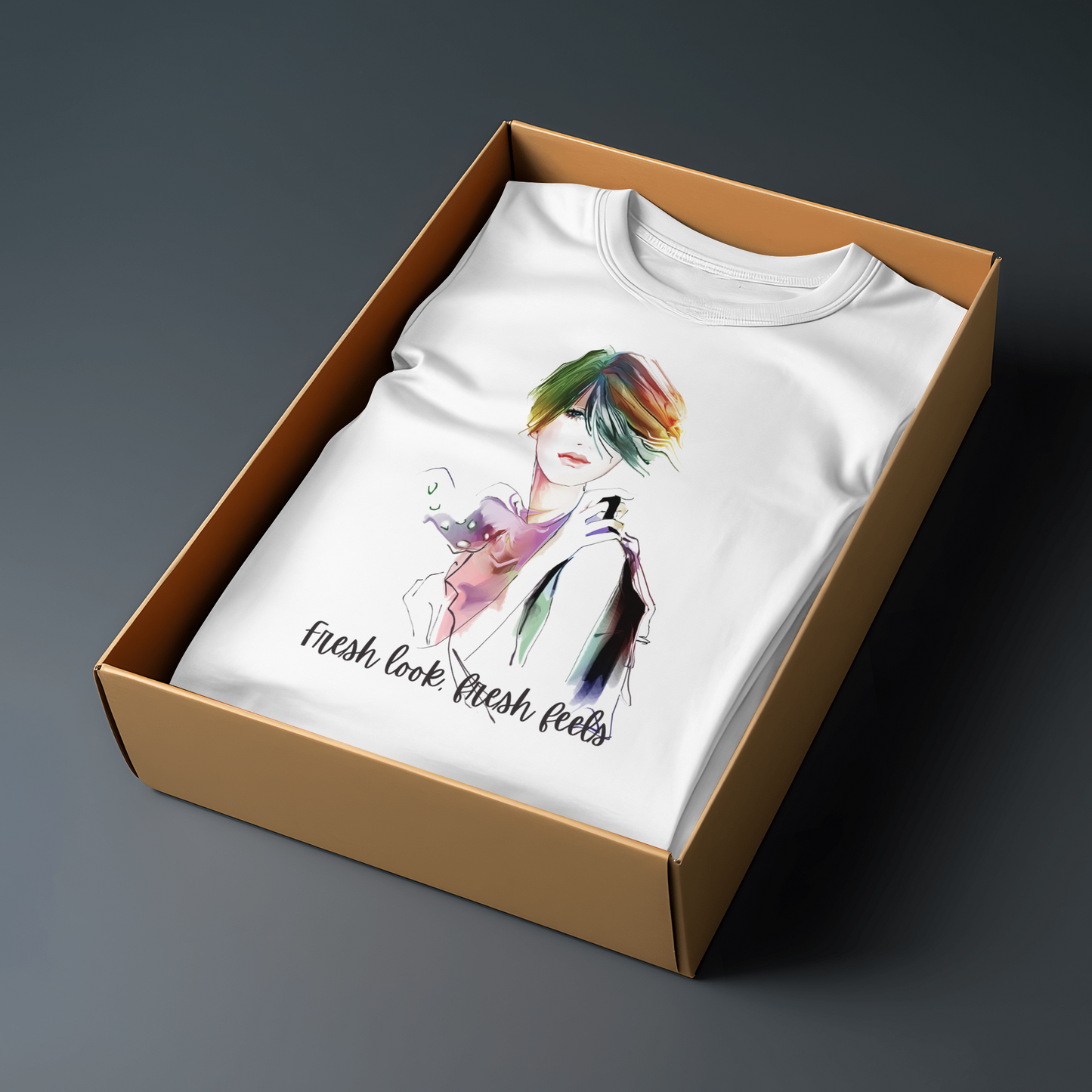 Women Printed Cotton T Shirt | Round Neck | Half Sleeves| 100% Cotton | Regular Fit T-Shirt | Teen | Teen Vibes