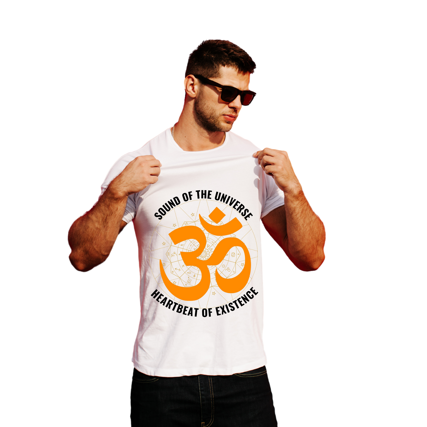 Unisex Printed Cotton T Shirt | Aastha | Trust | Belief | Round Neck | Half Sleeves|100% Cotton Regular Fit T-Shirt | Women | Men | Teen | Teen Vibes