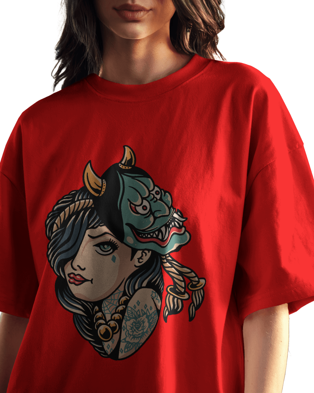 Women Oversize Tee |Street wear | Casual Wear | 100% Cotton T Shirt | Round Neck | Half Sleeves| Vibrant Colors