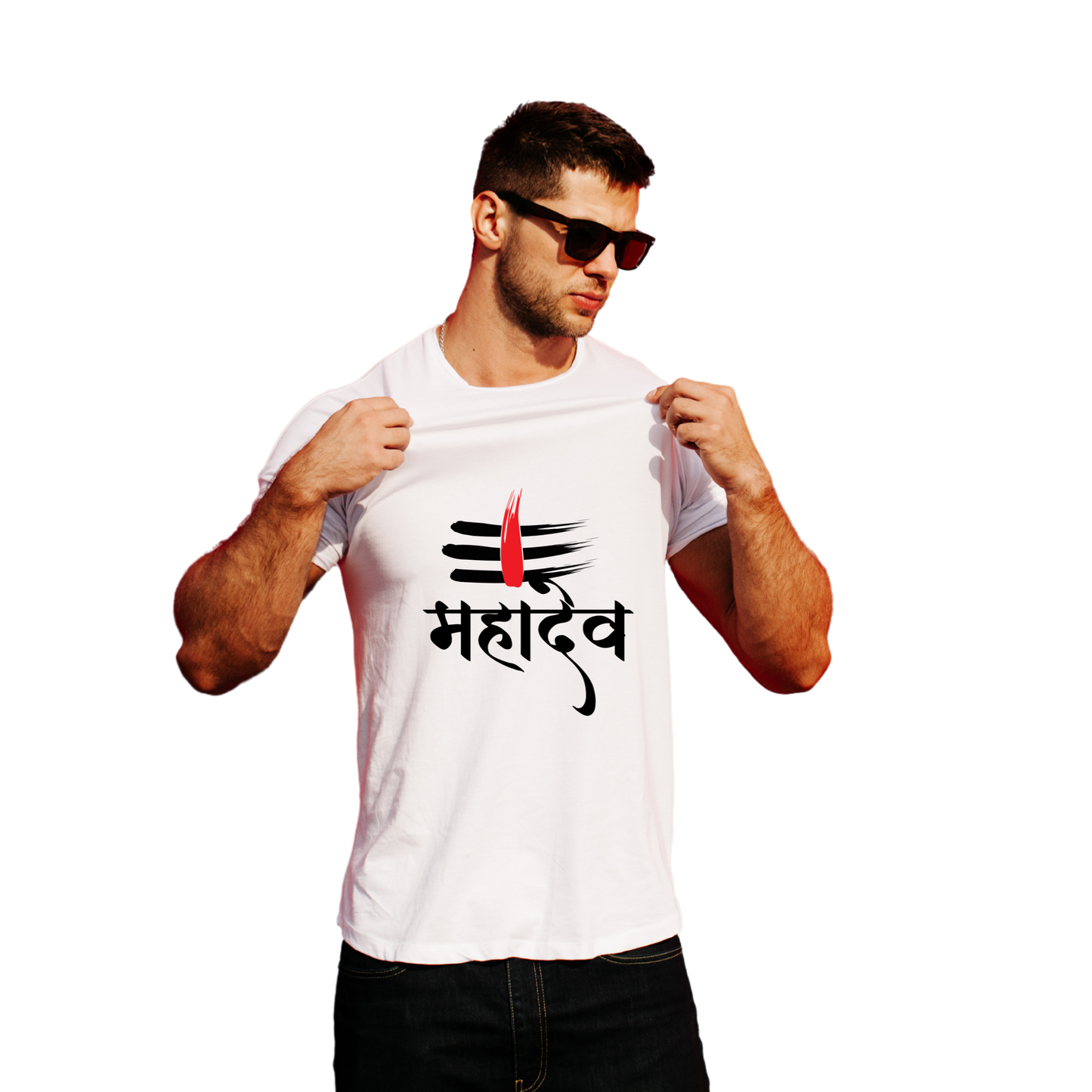 Unisex Printed Cotton T Shirt | Aastha | Trust | Belief | Round Neck | Half Sleeves|100% Cotton Regular Fit T-Shirt | Women | Men | Teen | Teen Vibes