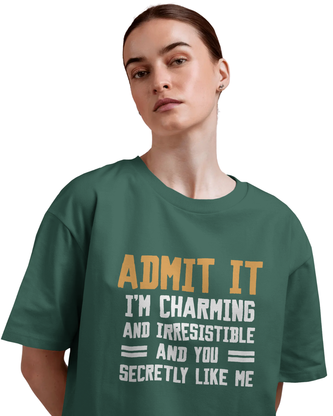 Women Oversize Tee |Street wear | Casual Wear | 100% Cotton T Shirt | Round Neck | Half Sleeves| Vibrant Colors