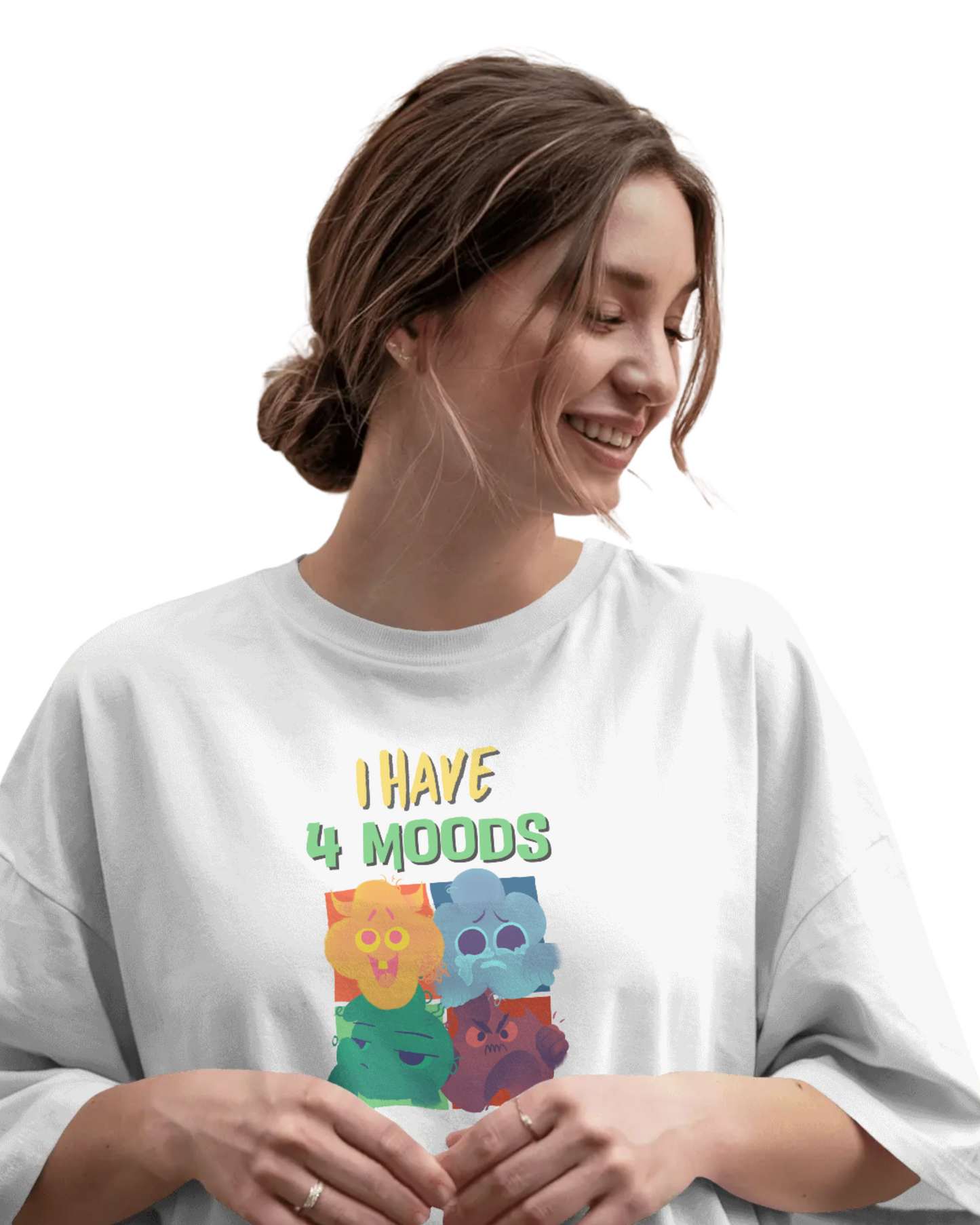 Oversize | Unisex Printed Cotton T Shirt | Round Neck | Half Sleeves|100% Cotton | Women | Men | Teen | Teen Vibes