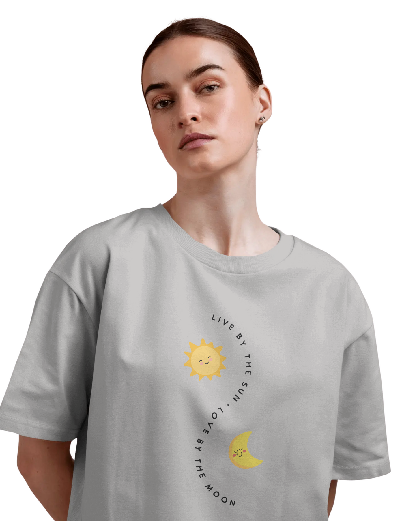 Women Oversize Tee | Printed | 100% Cotton T Shirt | Round Neck | Half Sleeves| Designed by NEOX | Vibrant Colors