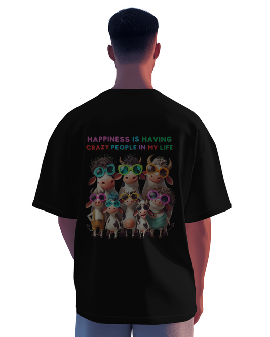 Oversize | Unisex Printed Cotton T Shirt | Round Neck | Half Sleeves|100% Cotton | Women | Men | Teen | Teen Vibes