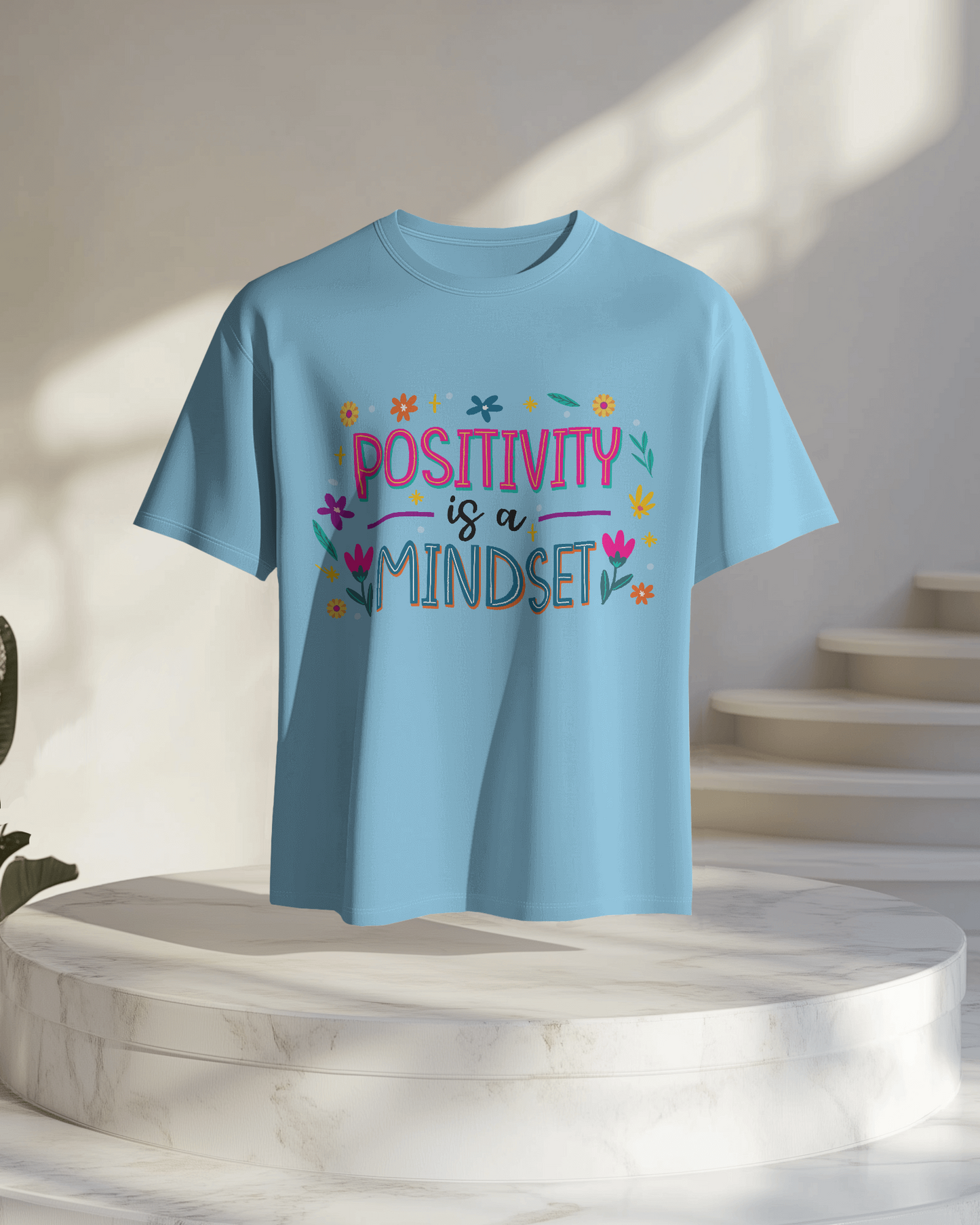 Women Oversize Tee | Printed | 100% Cotton T Shirt | Round Neck | Half Sleeves| Designed by NEOX | Vibrant Colors