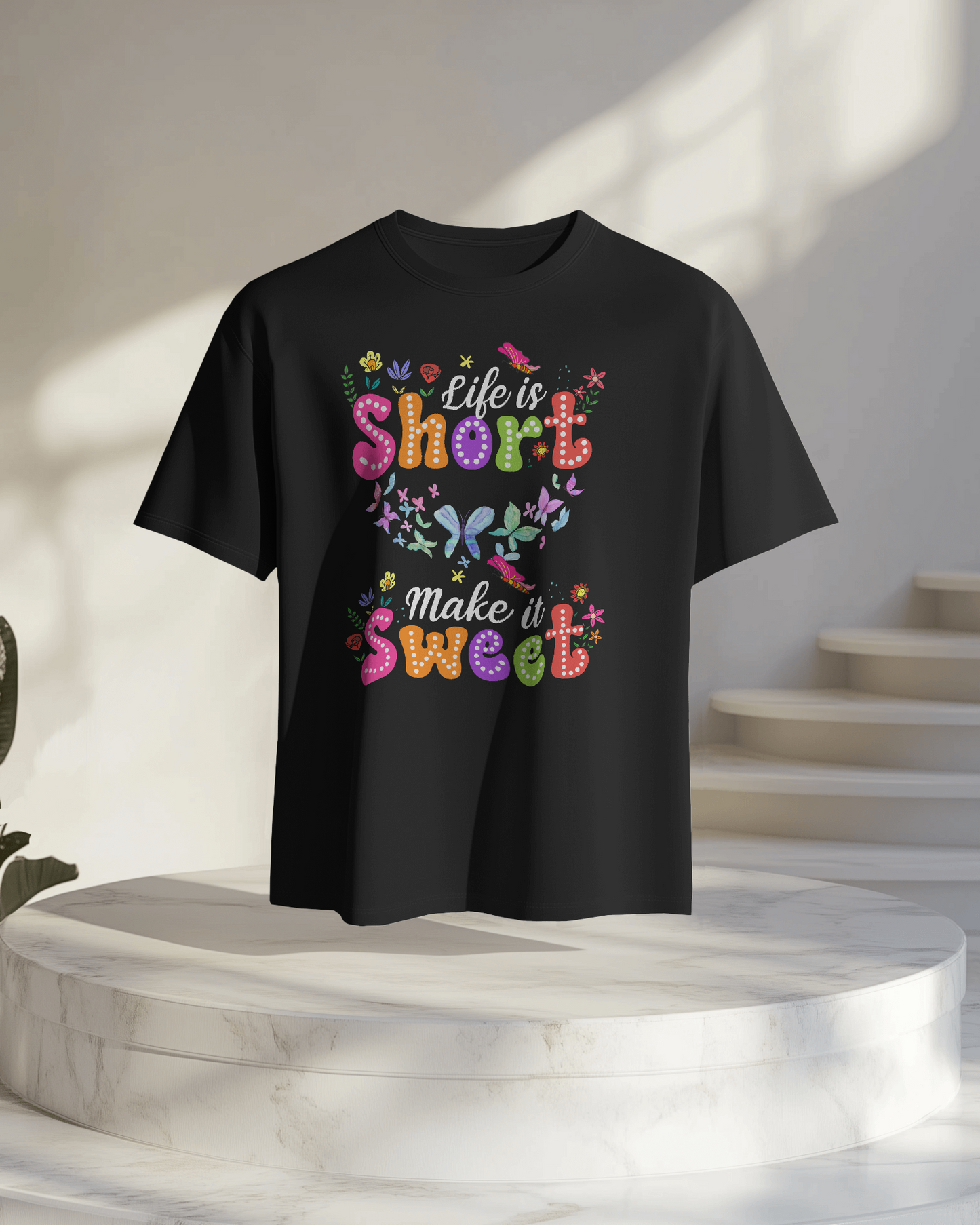 Women Oversize Tee | Printed | 100% Cotton T Shirt | Round Neck | Half Sleeves| Designed by NEOX | Vibrant Colors