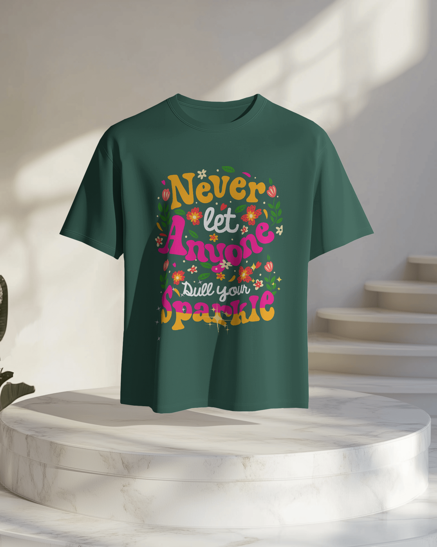 Oversize Tee Women | Printed | 100% Cotton T Shirt | Round Neck | Half Sleeves| Designed by NEOX | Vibrant Colors