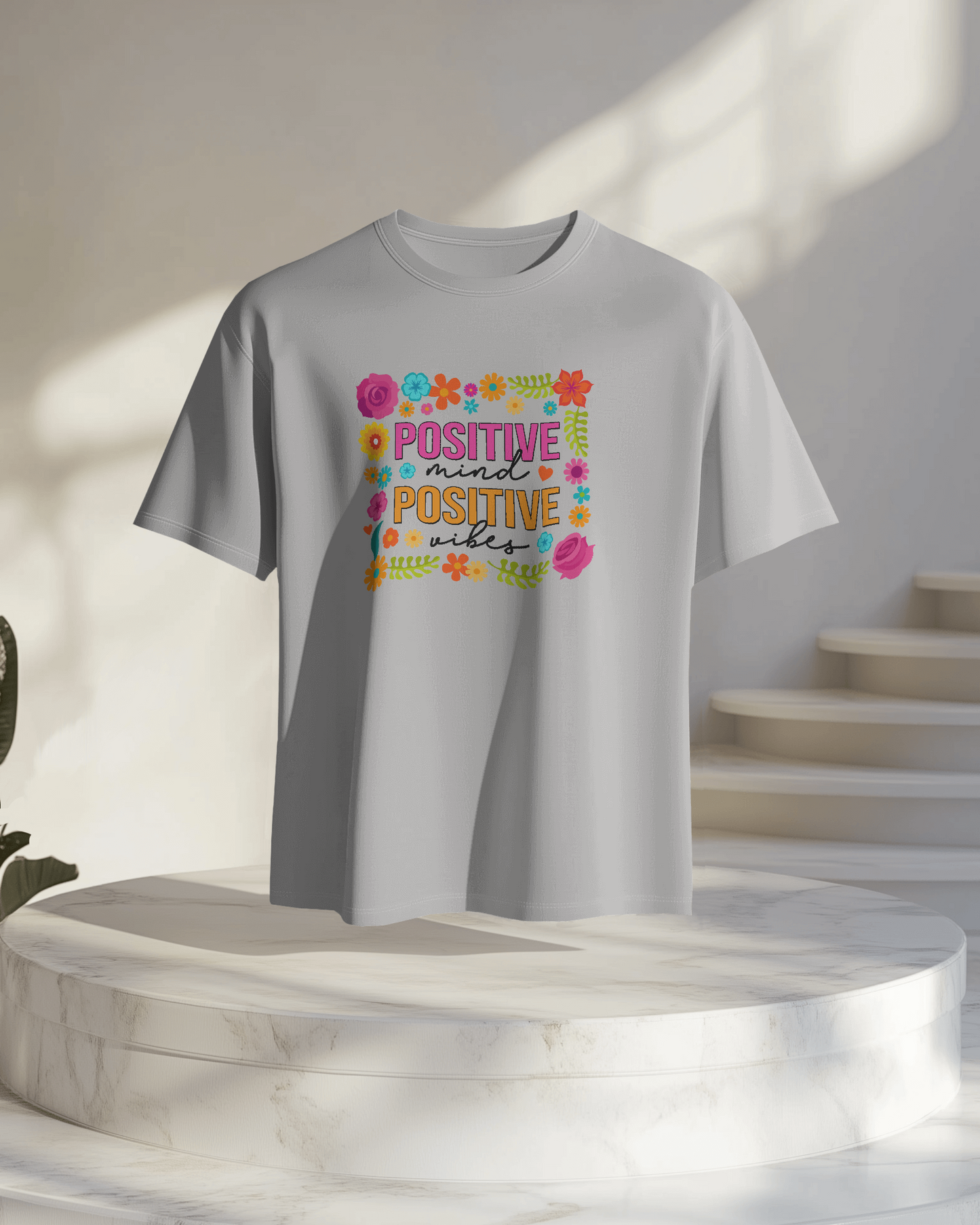 Women Oversize Tee | Printed | 100% Cotton T Shirt | Round Neck | Half Sleeves| Designed by NEOX | Vibrant Colors