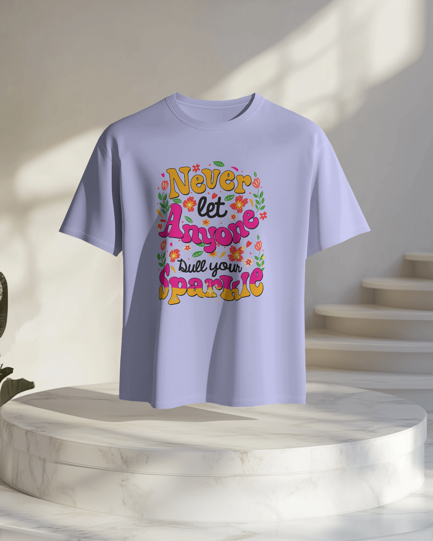Women Oversize Tee | Printed | 100% Cotton T Shirt | Round Neck | Half Sleeves| Designed by NEOX | Vibrant Colors