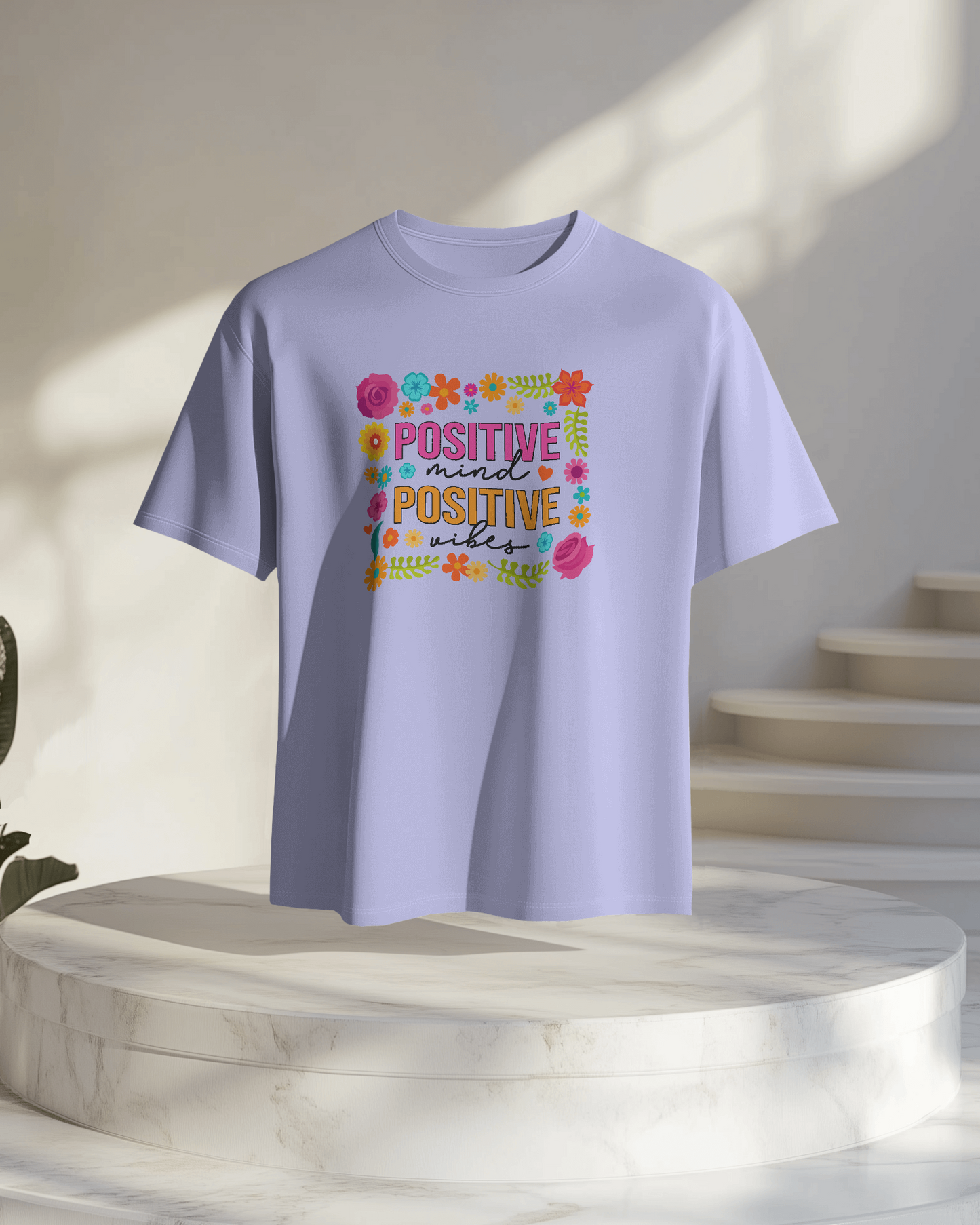 Women Oversize Tee | Printed | 100% Cotton T Shirt | Round Neck | Half Sleeves| Designed by NEOX | Vibrant Colors