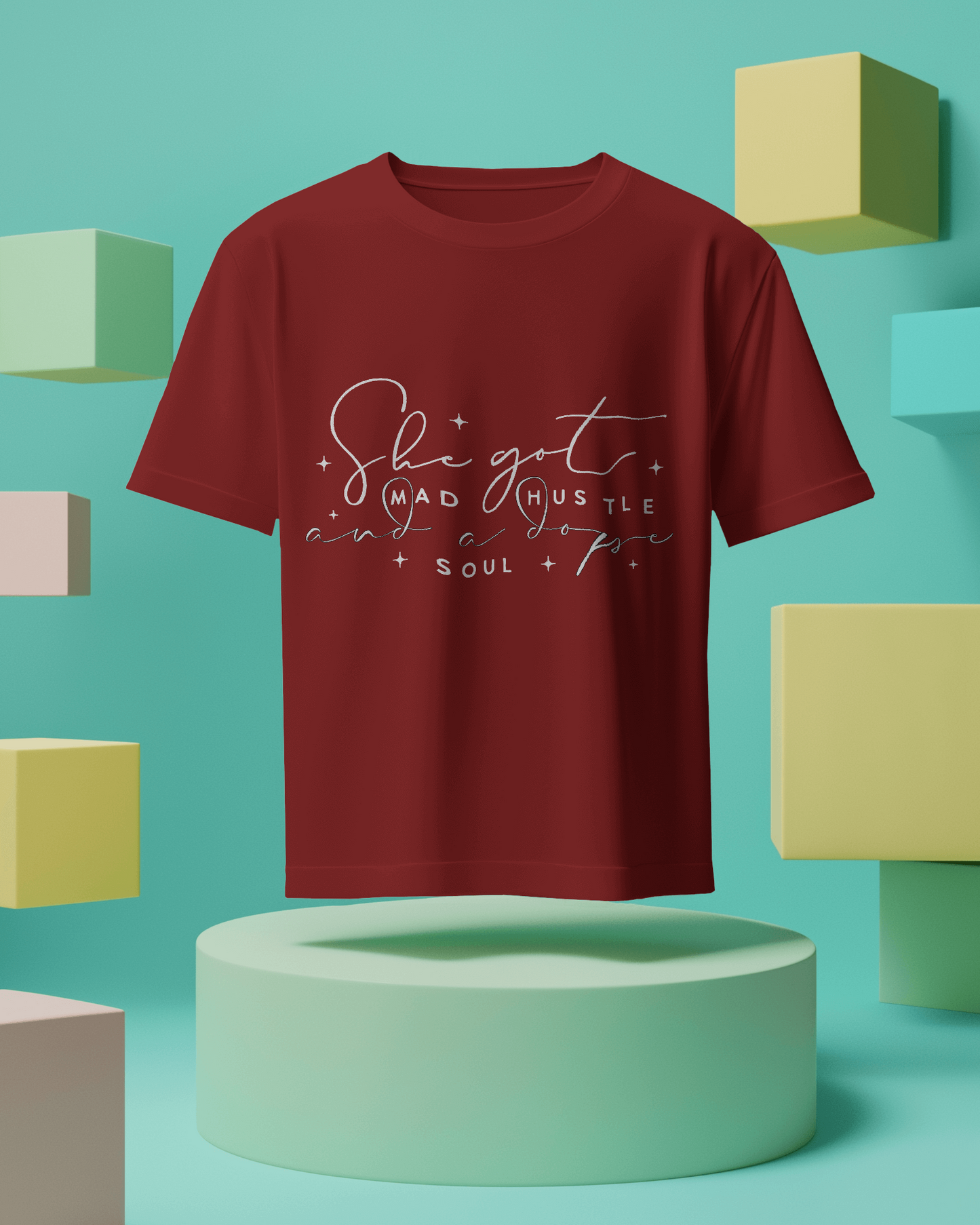 Women Oversize Tee | Printed | 100% Cotton T Shirt | Round Neck | Half Sleeves| Designed by NEOX | Vibrant Colors