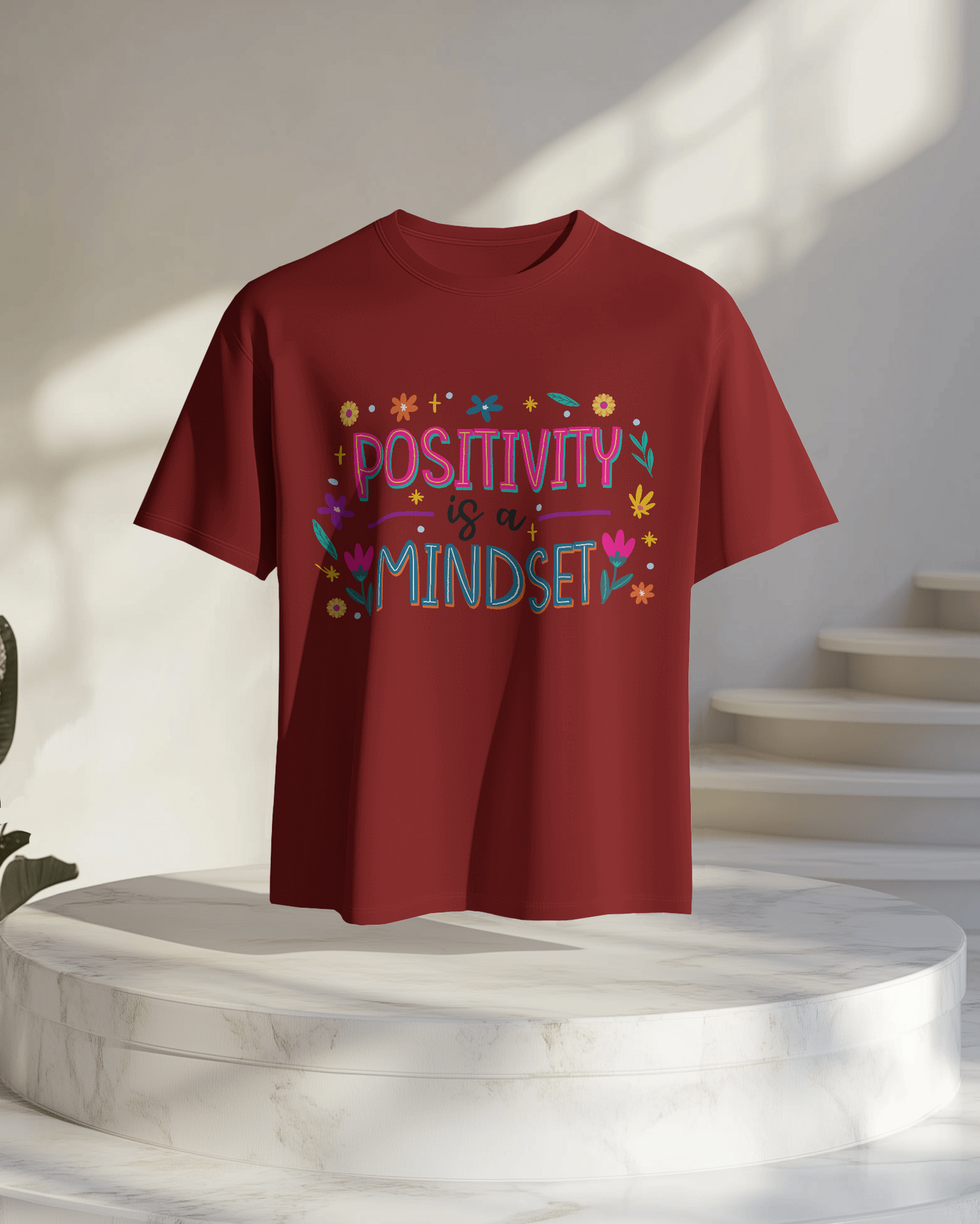 Women Oversize Tee | Printed | 100% Cotton T Shirt | Round Neck | Half Sleeves| Designed by NEOX | Vibrant Colors