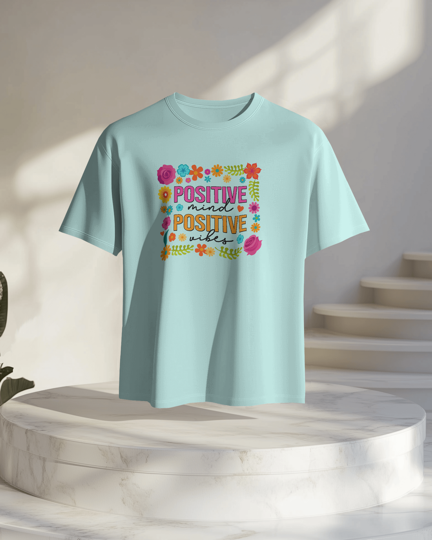 Women Oversize Tee | Printed | 100% Cotton T Shirt | Round Neck | Half Sleeves| Designed by NEOX | Vibrant Colors