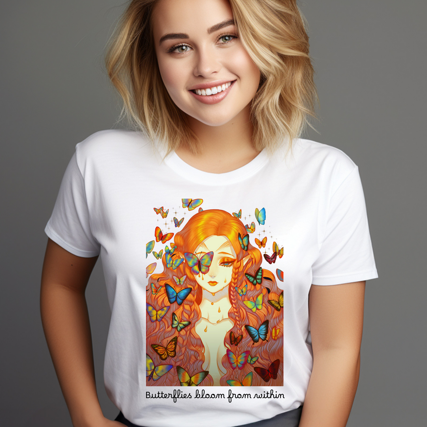 Women Printed Cotton T Shirt | Round Neck | Half Sleeves| 100% Cotton | Regular Fit T-Shirt | Teen | Teen Vibes